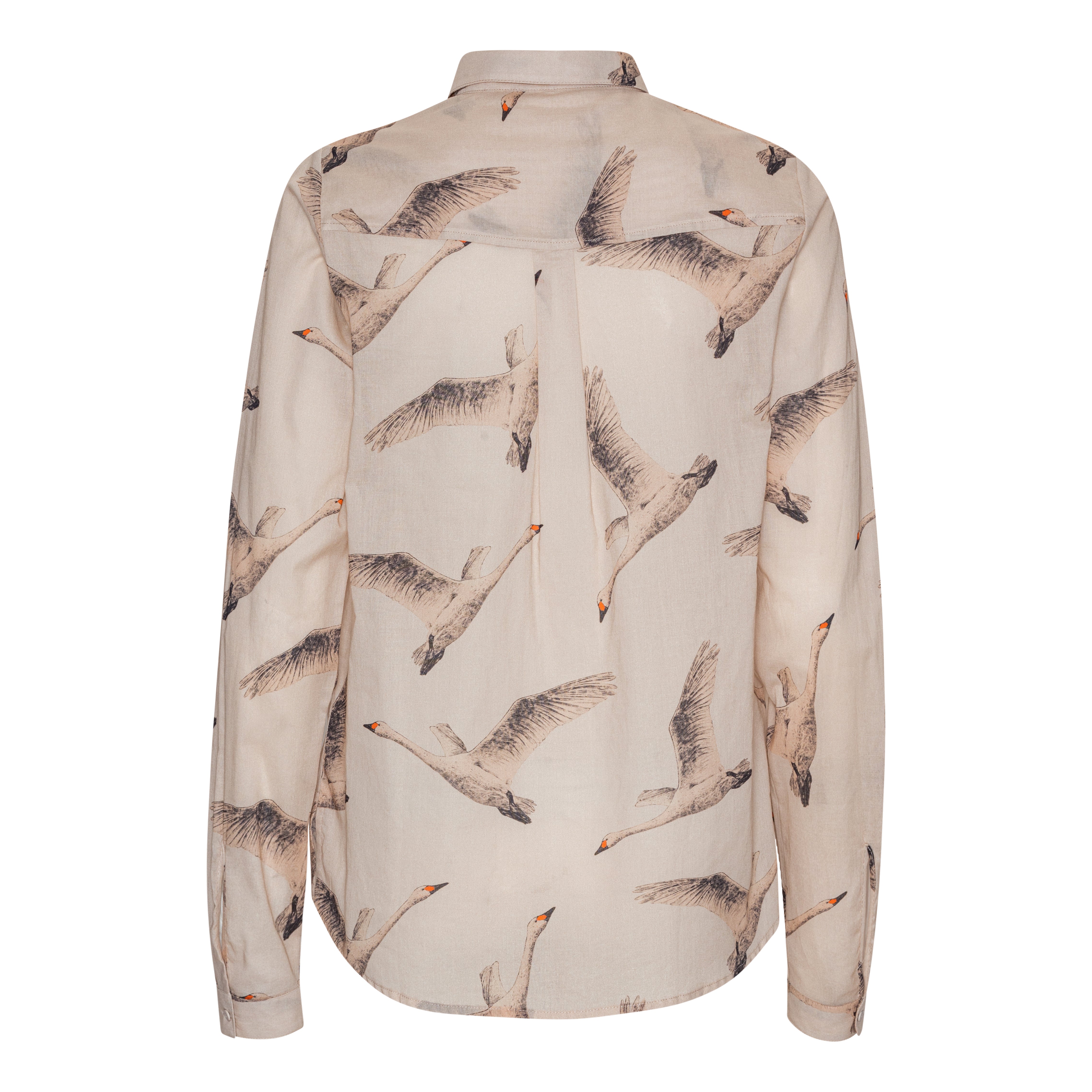 GROBUND Ella skjorten - den med smukke gæs