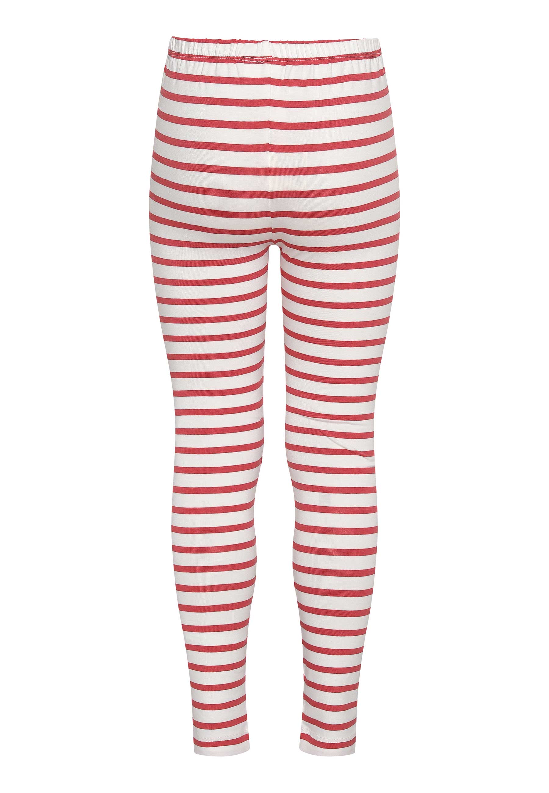 GROBUND Caya leggings mini - dem med ribsrøde striber