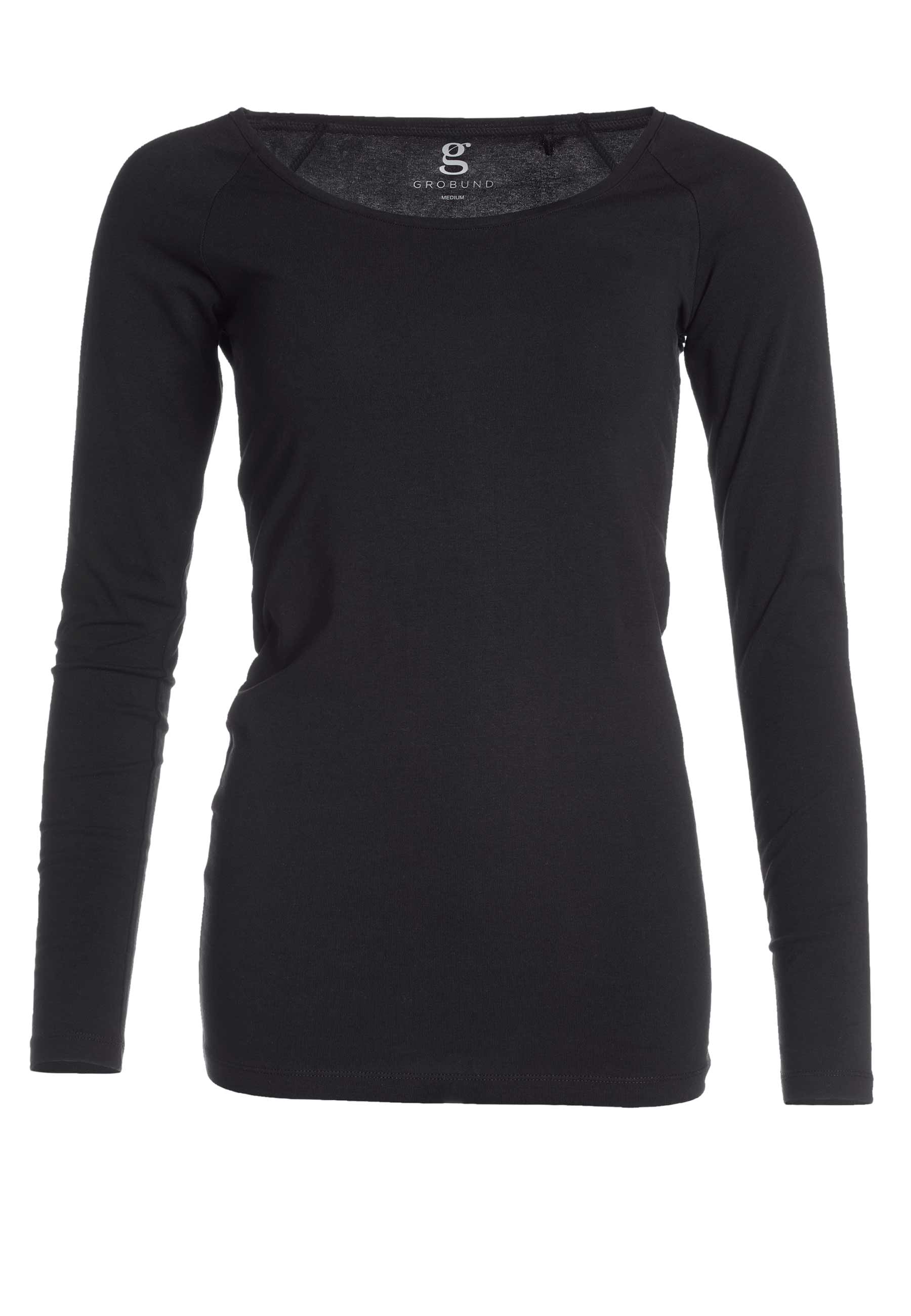 GROBUND Estrid blusen - den i bomuld i sort