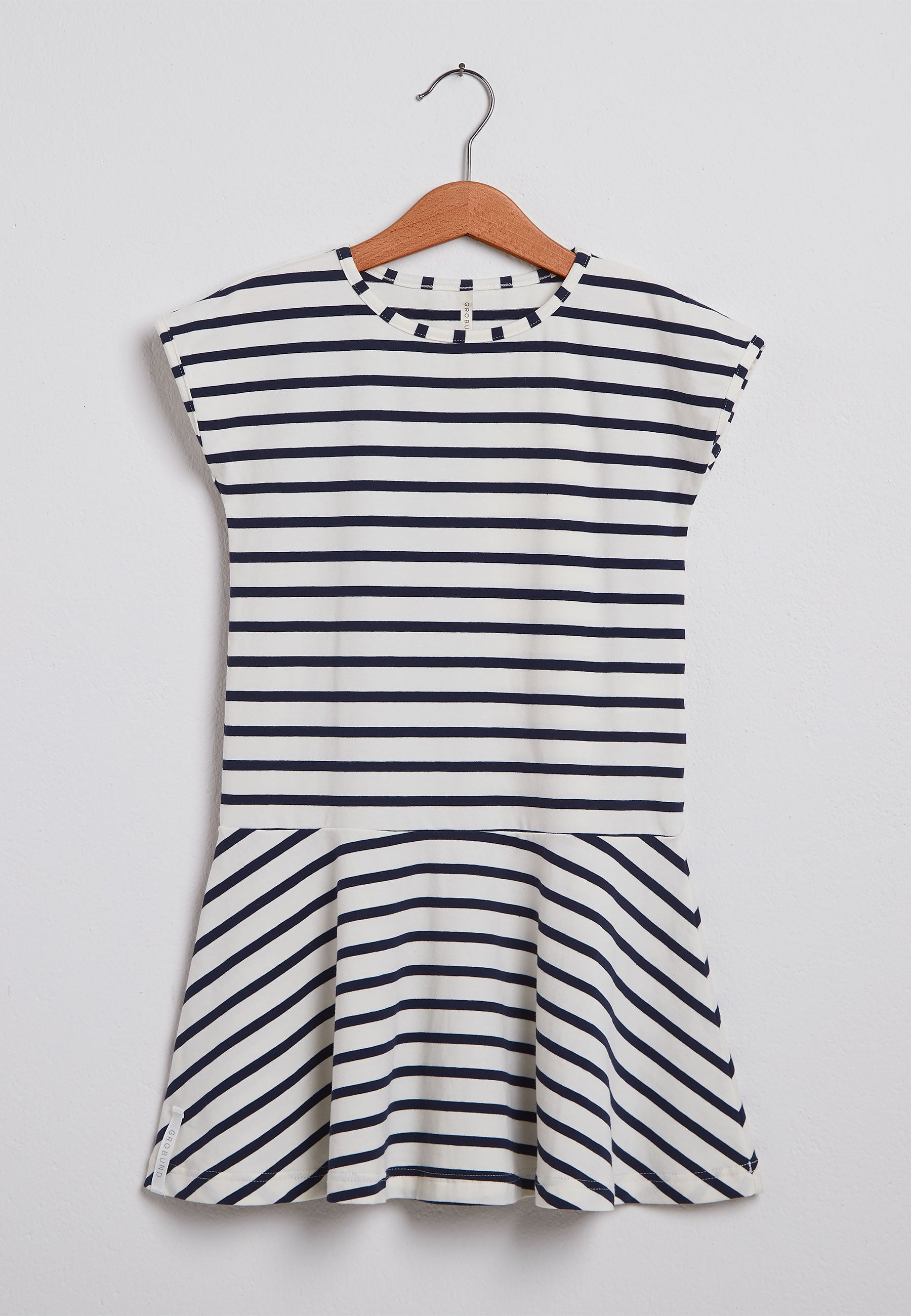 GROBUND Ane kjolen mini - den med striberne i blå