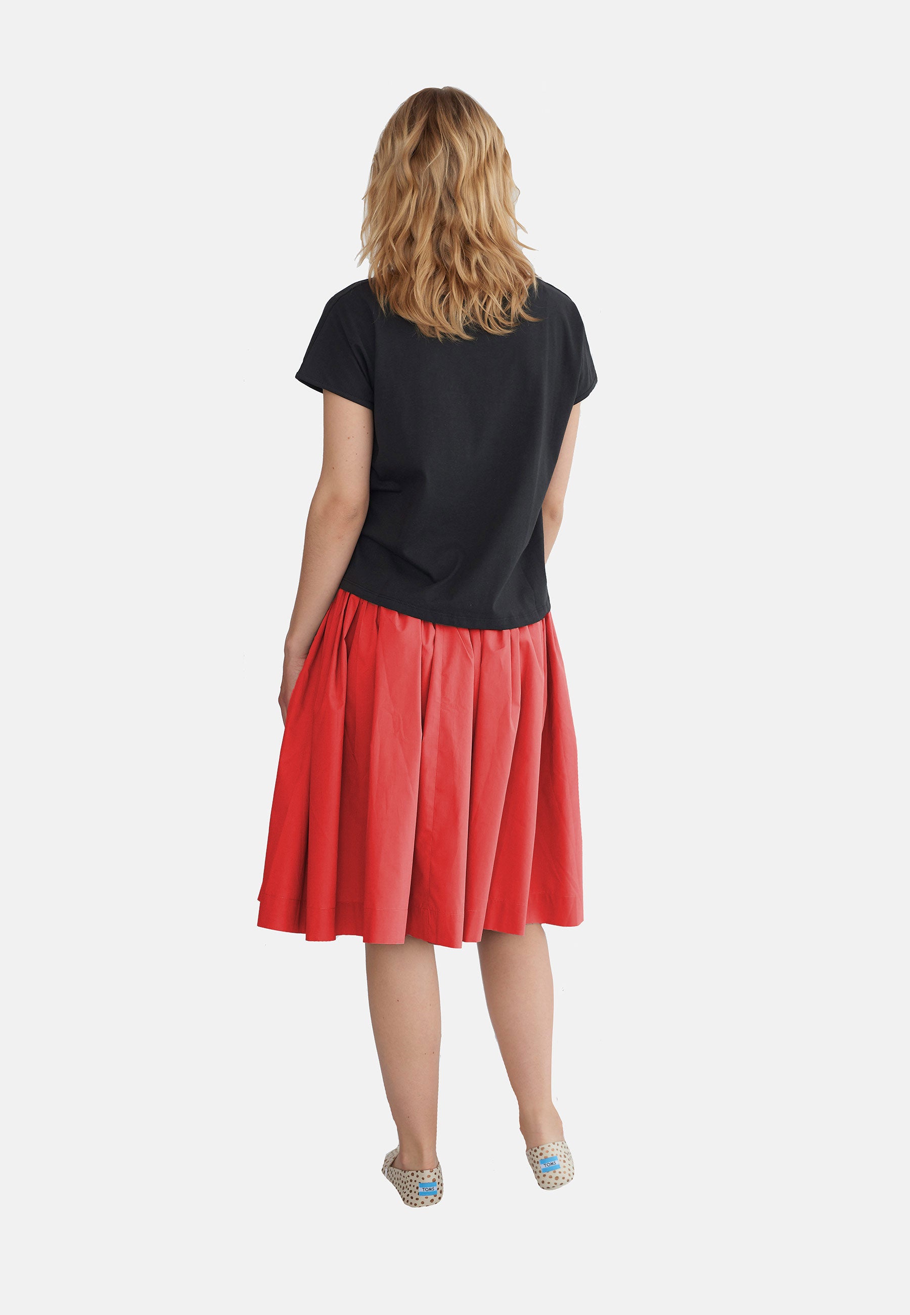 GROBUND Svala nederdelen - den ribsrøde