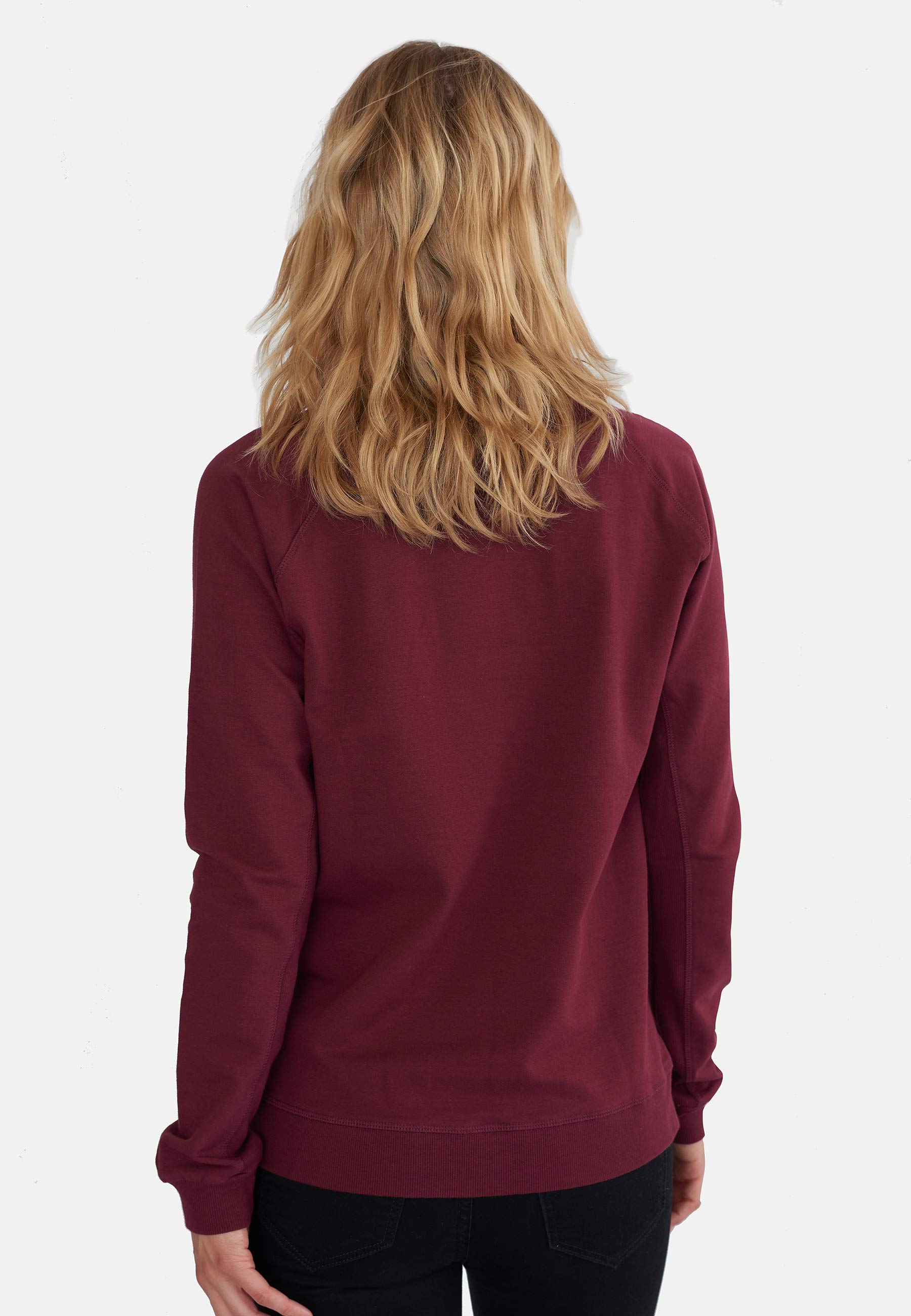 GROBUND Martha sweatshirten - den i brombær med vandkalv