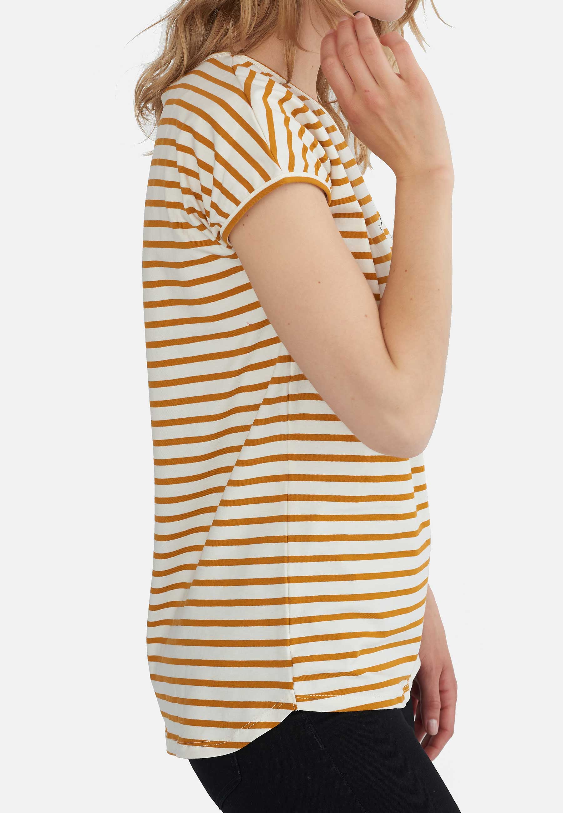 GROBUND Mille t-shirten - den med gyldne striber