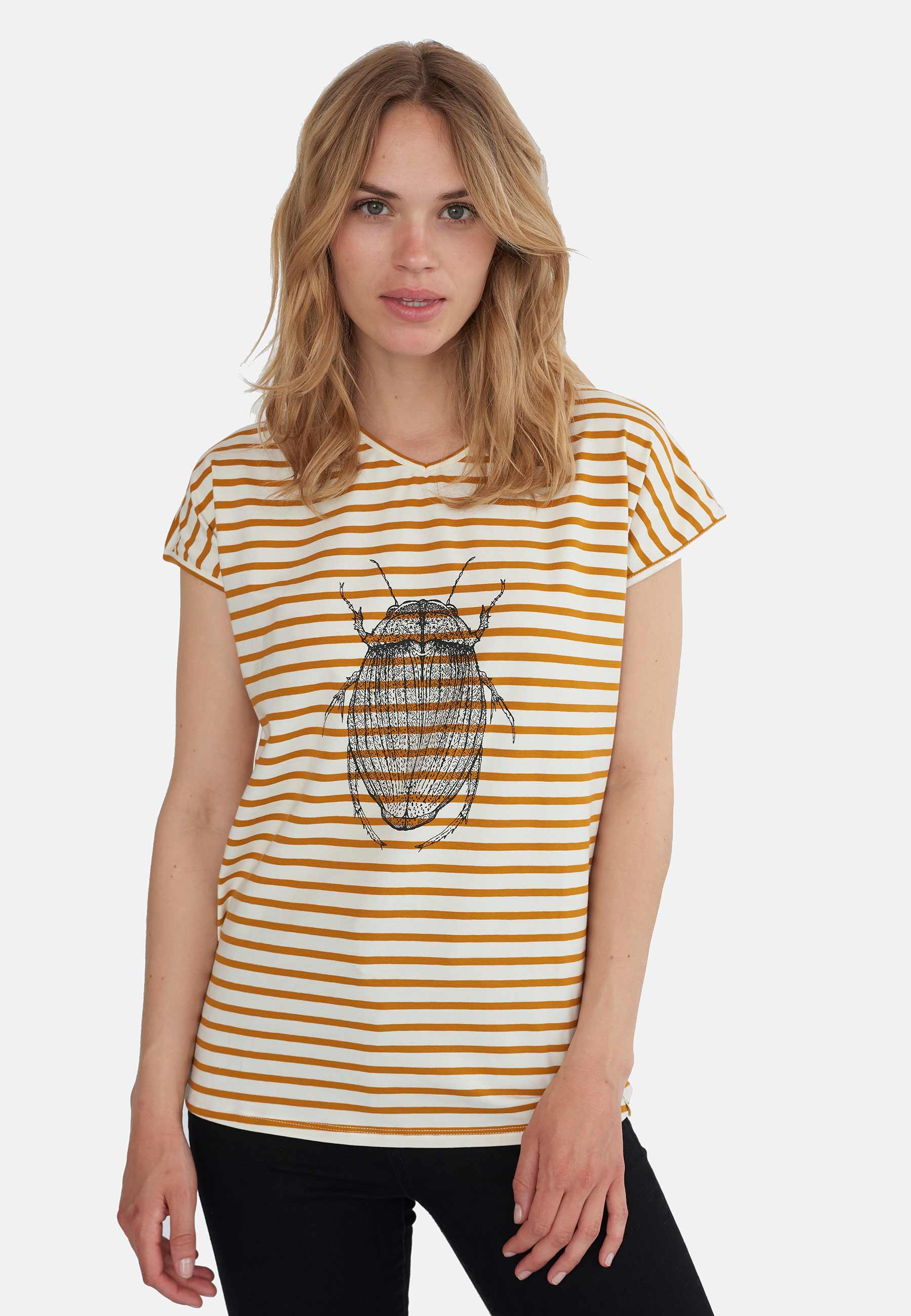 GROBUND Mille t-shirten - den med gyldne striber