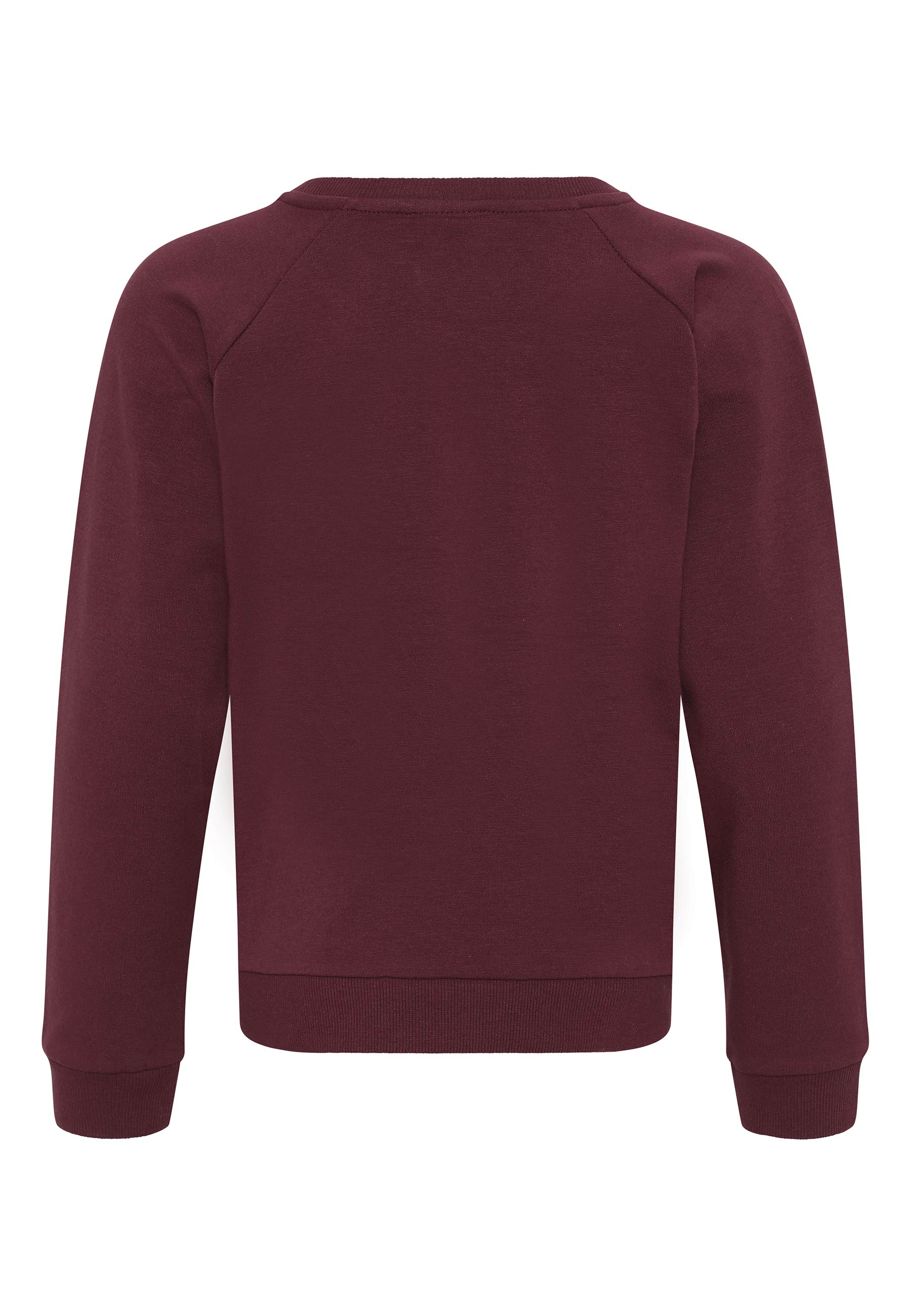 GROBUND Calle sweatshirten mini - den i brombærfarvet med guldsmed