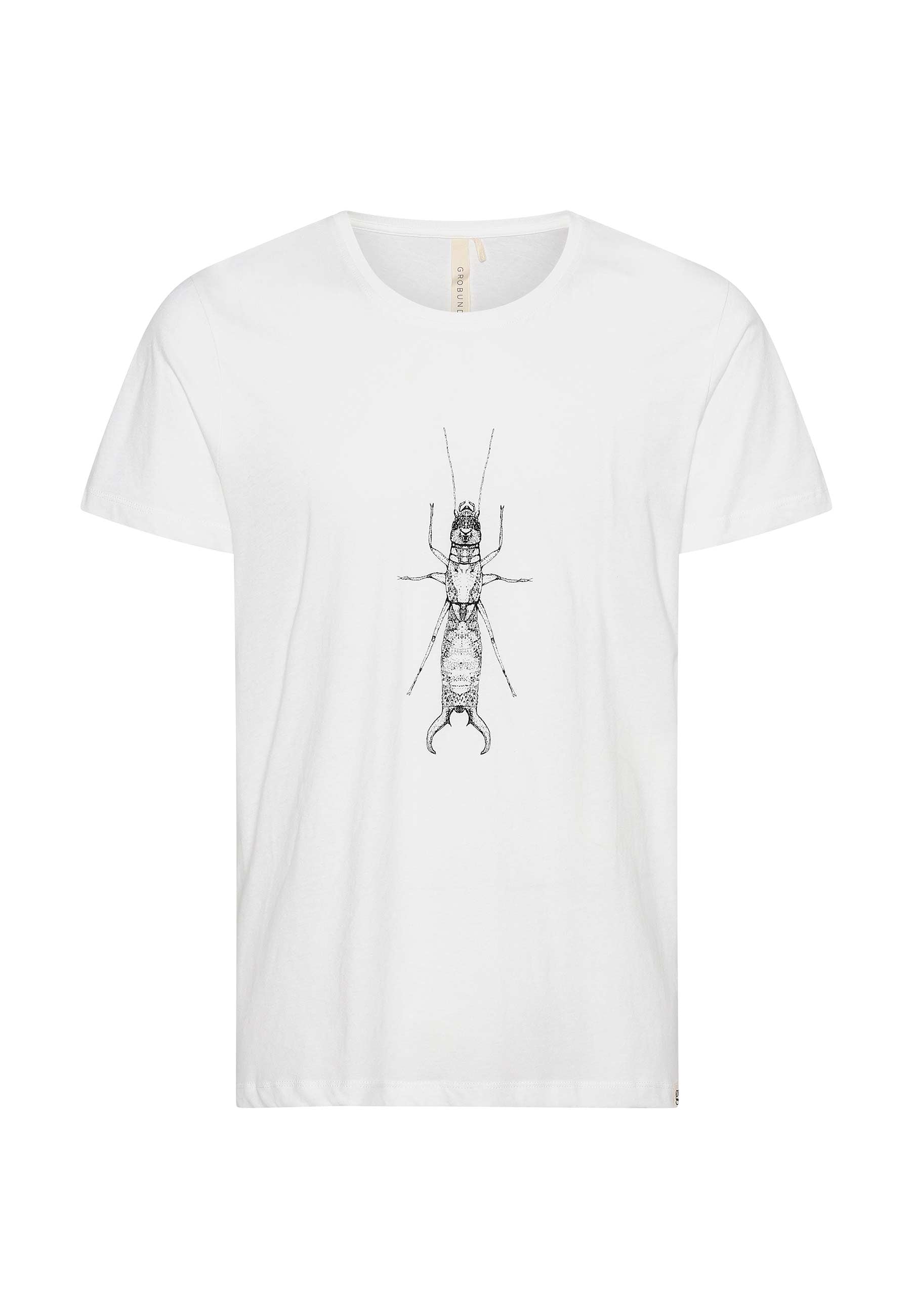 GROBUND Manfred t-shirten - den med ørentvist i hvid