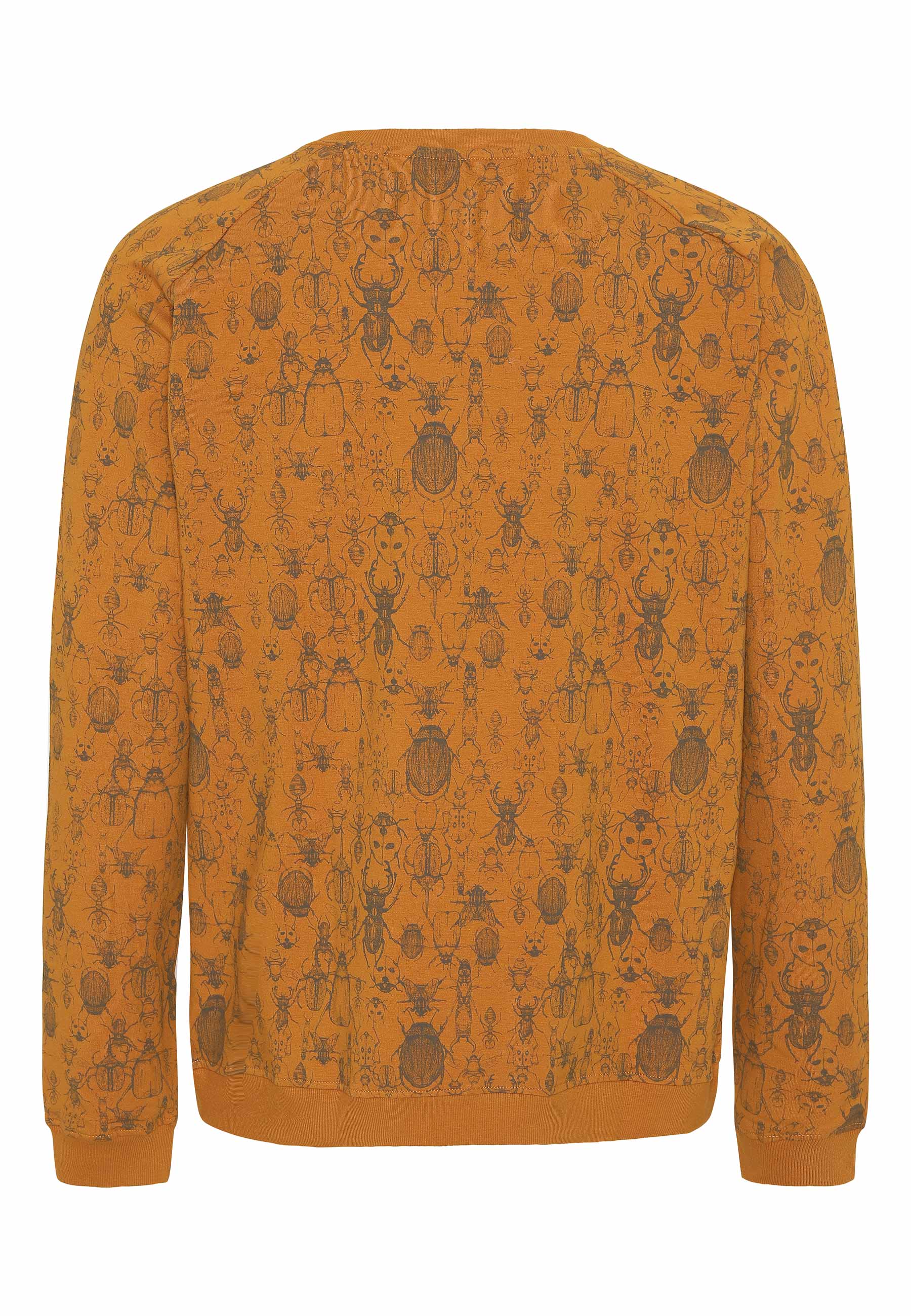 GROBUND Melvin sweatshirten - den i gylden med print