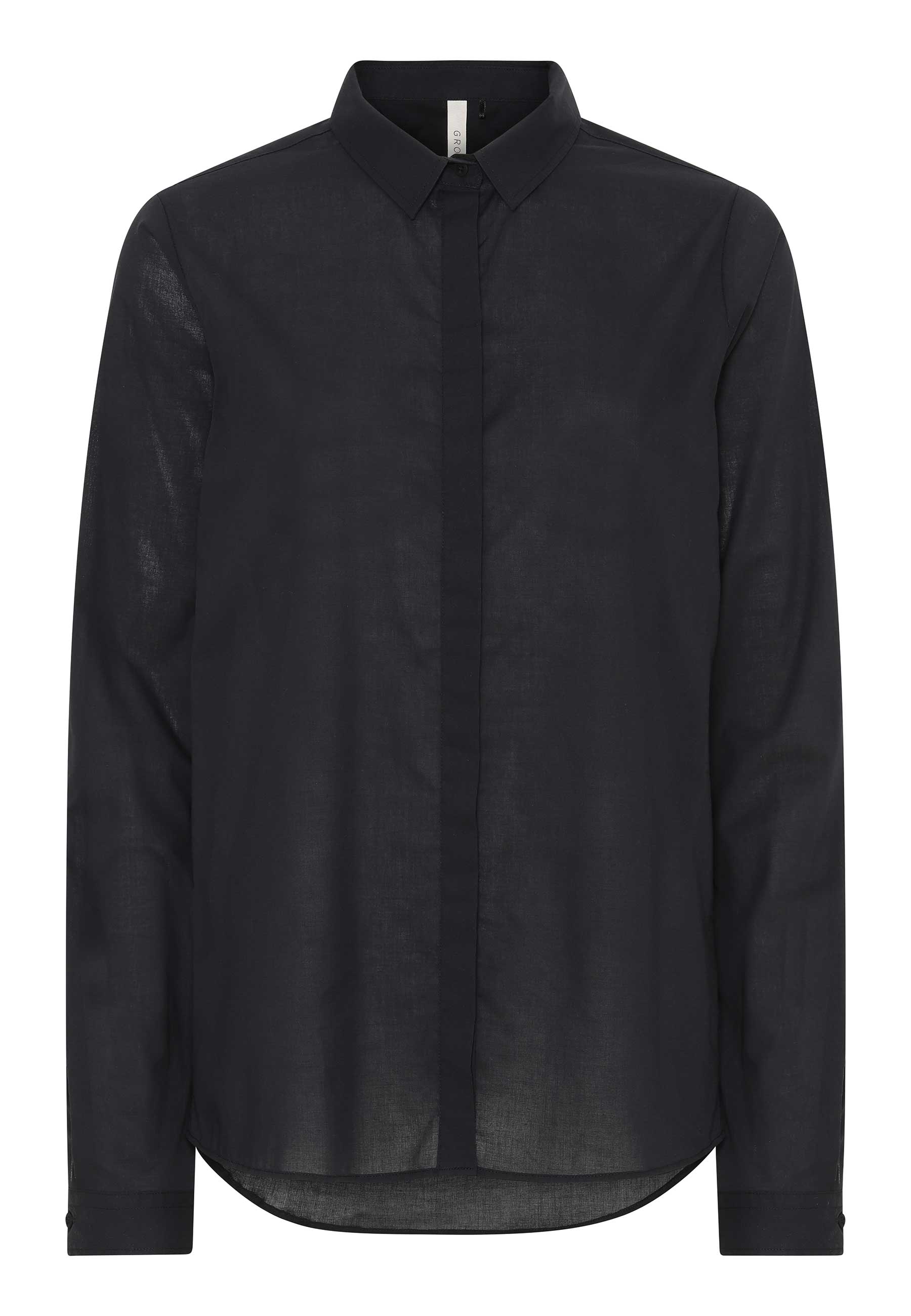 GROBUND Edith skjorten - den klassiske i sort