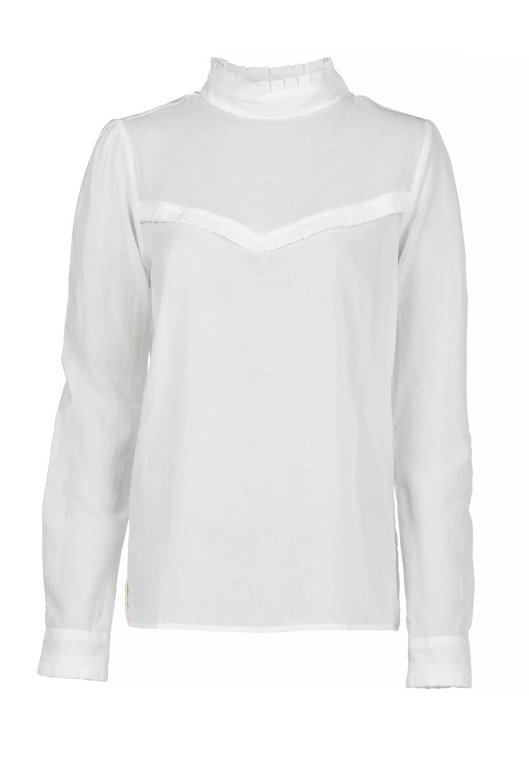 GROBUND Ellen skjorten - den hvide med høj krave