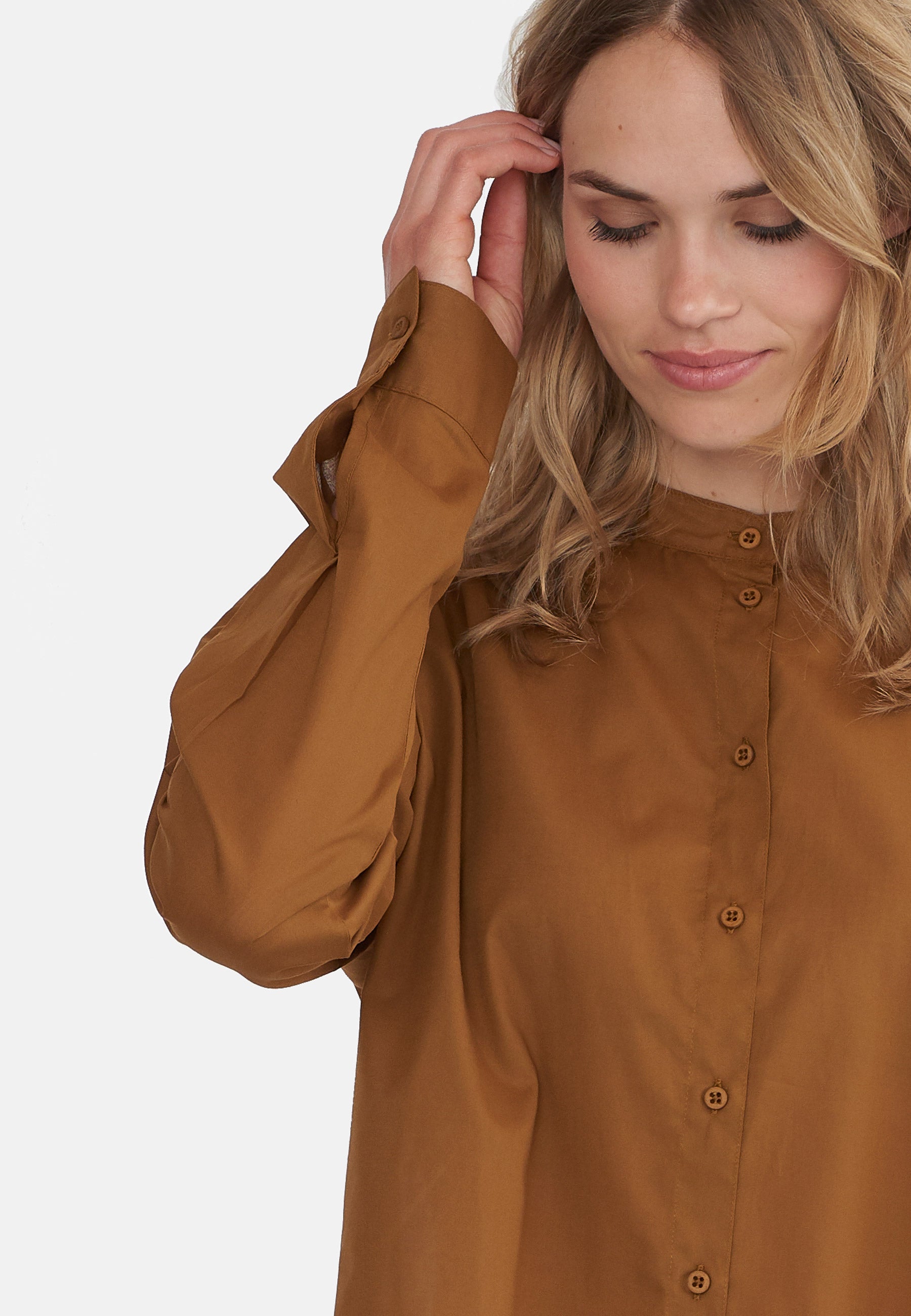 GROBUND Liva skjorten - den oversize i kanel