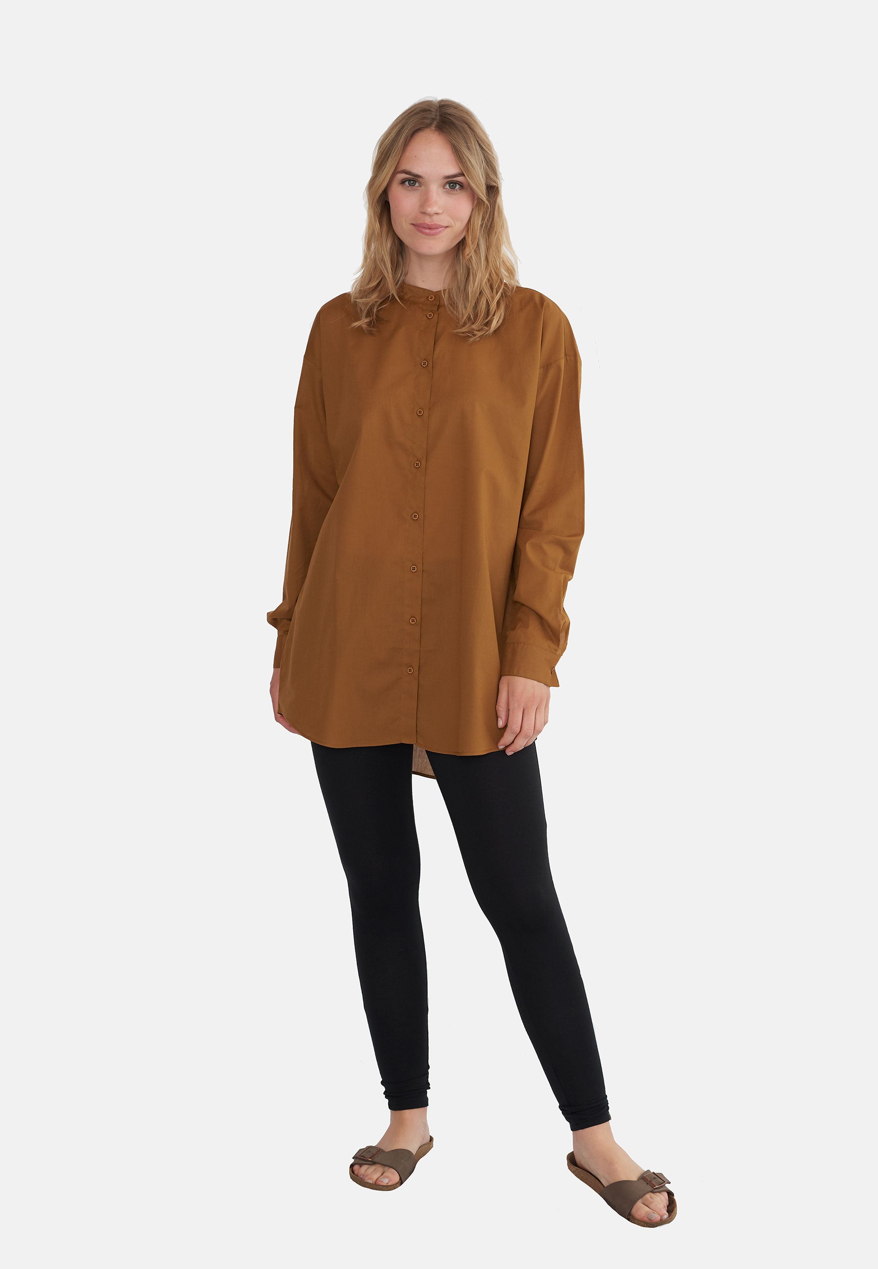 GROBUND Liva skjorten - den oversize i kanel