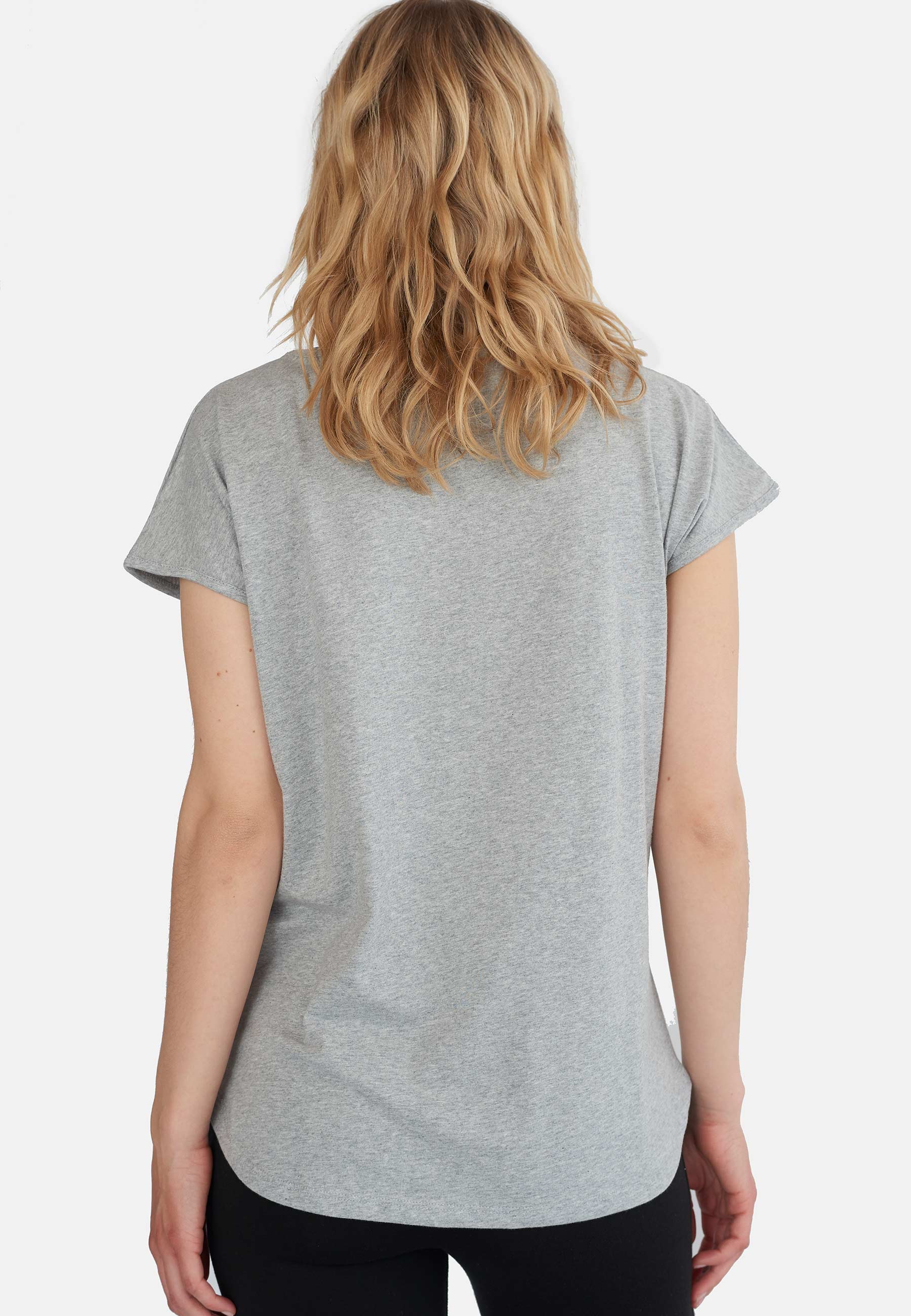 GROBUND Mille t-shirten - den i grå melange