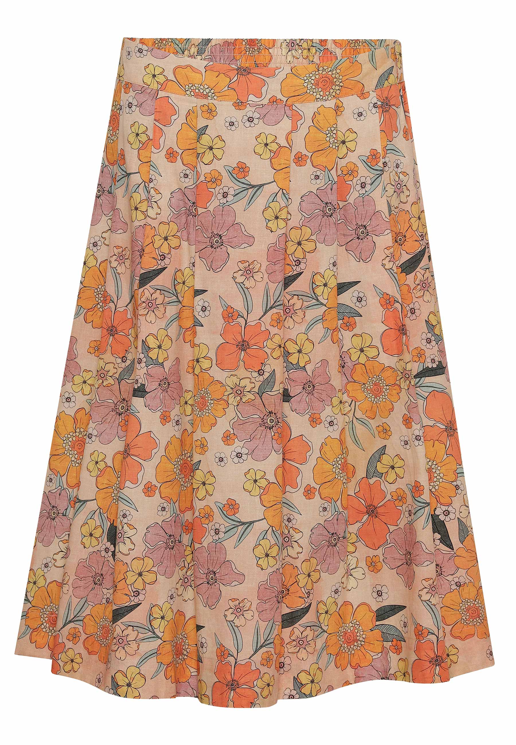 GROBUND Nelly nederdelen - i retroprint