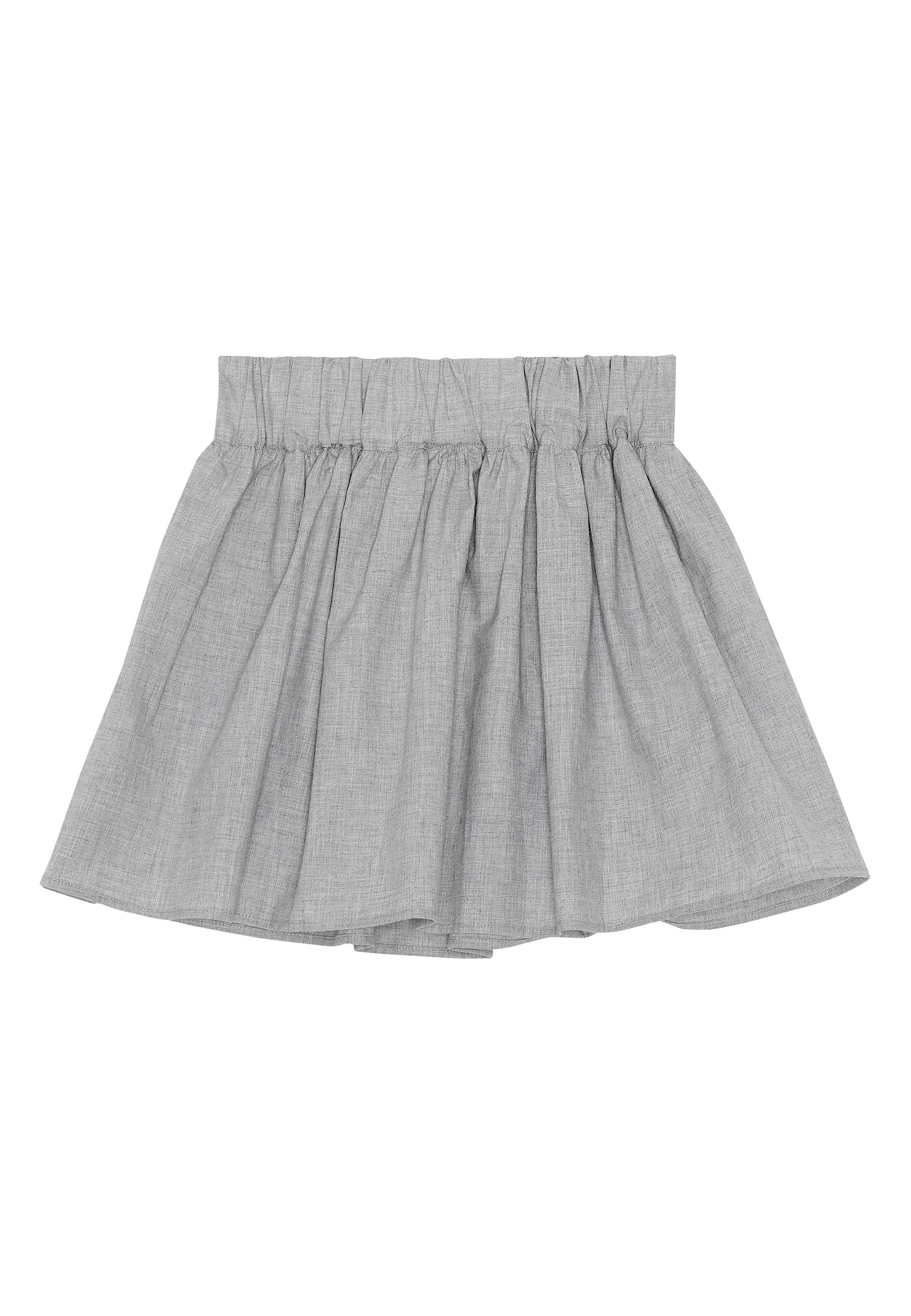 GROBUND Summa nederdelen mini - den i grå melange