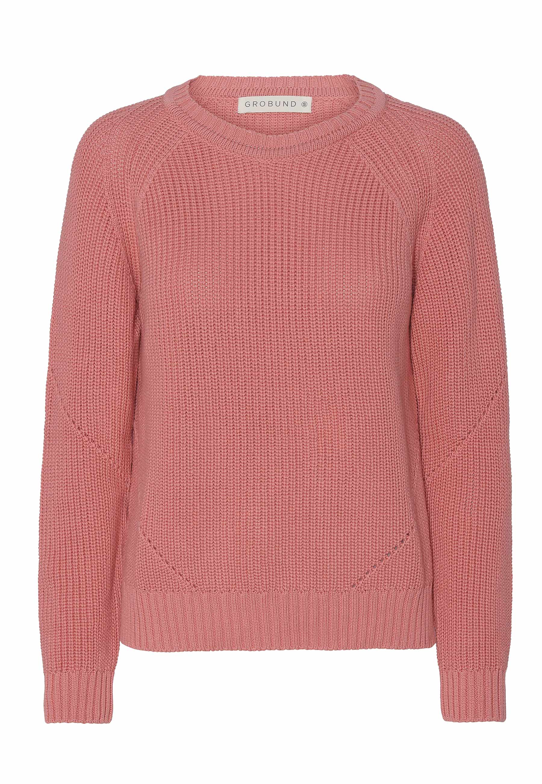 GROBUND Sally strikken* - den i patentstrik i rosa