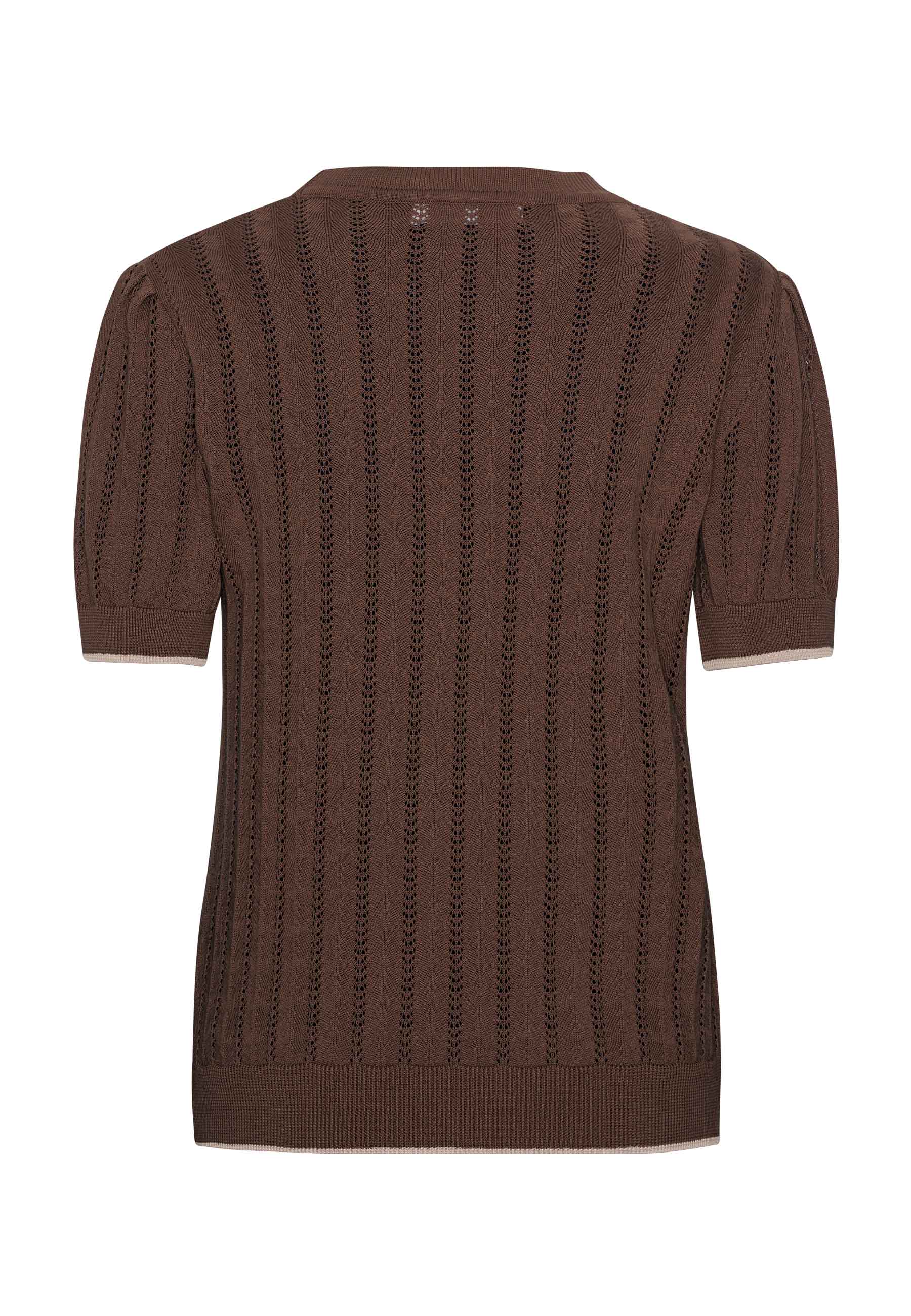 GROBUND Almine tee - den i chokolade med kontrast-kant