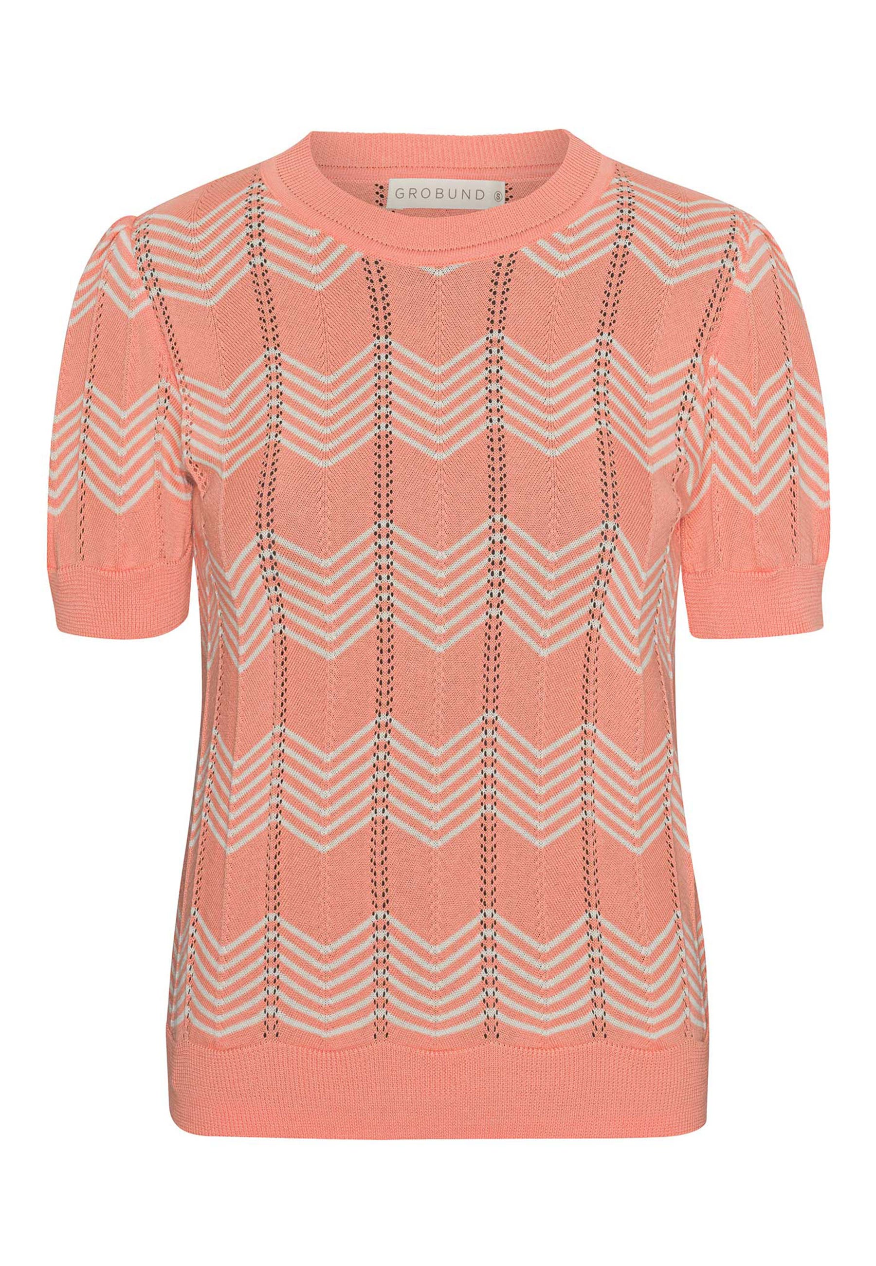 GROBUND Almine tee - den med zigzag i melon