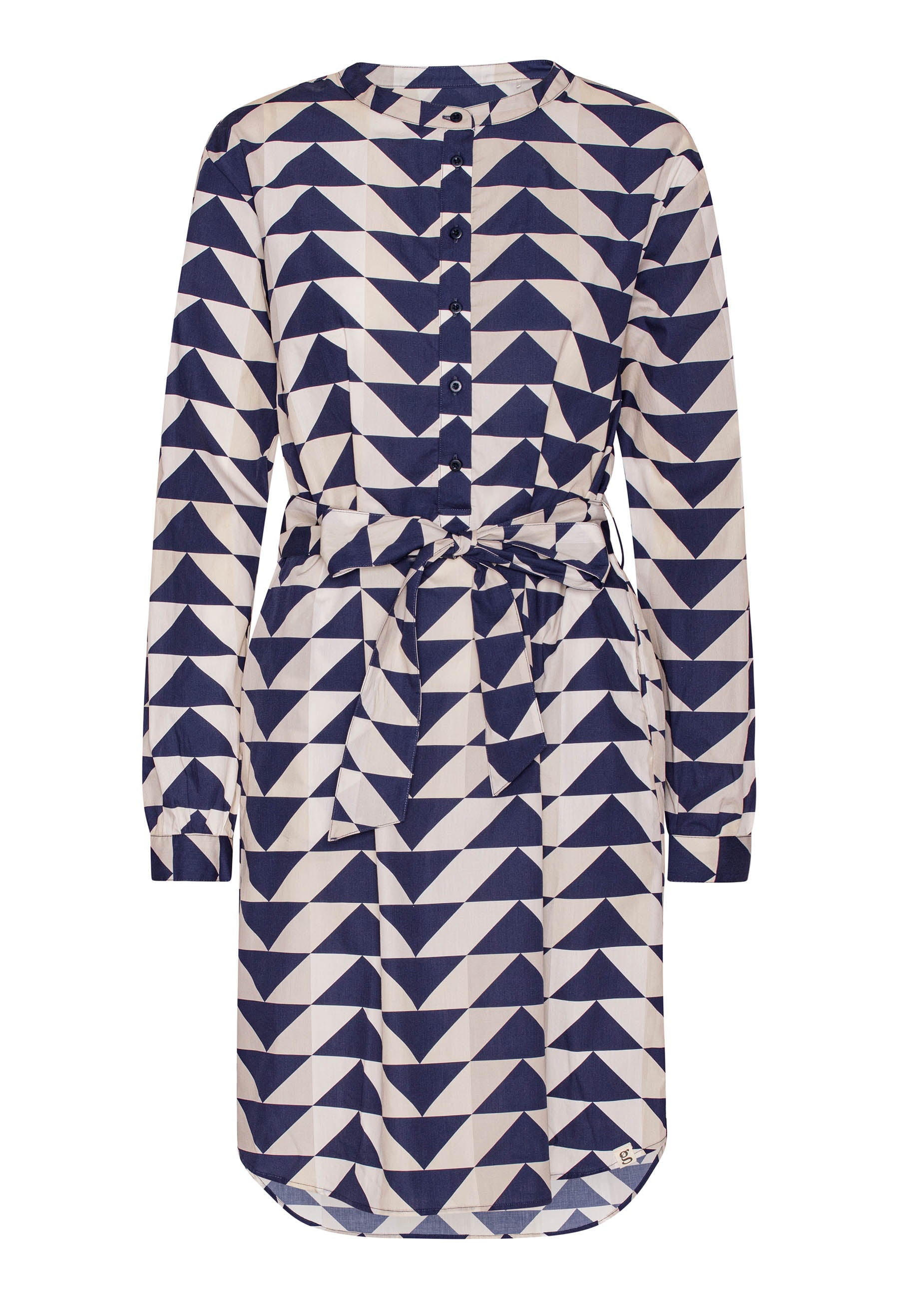 GROBUND Maalia skjortekjolen - den i blåt quilt-mønster