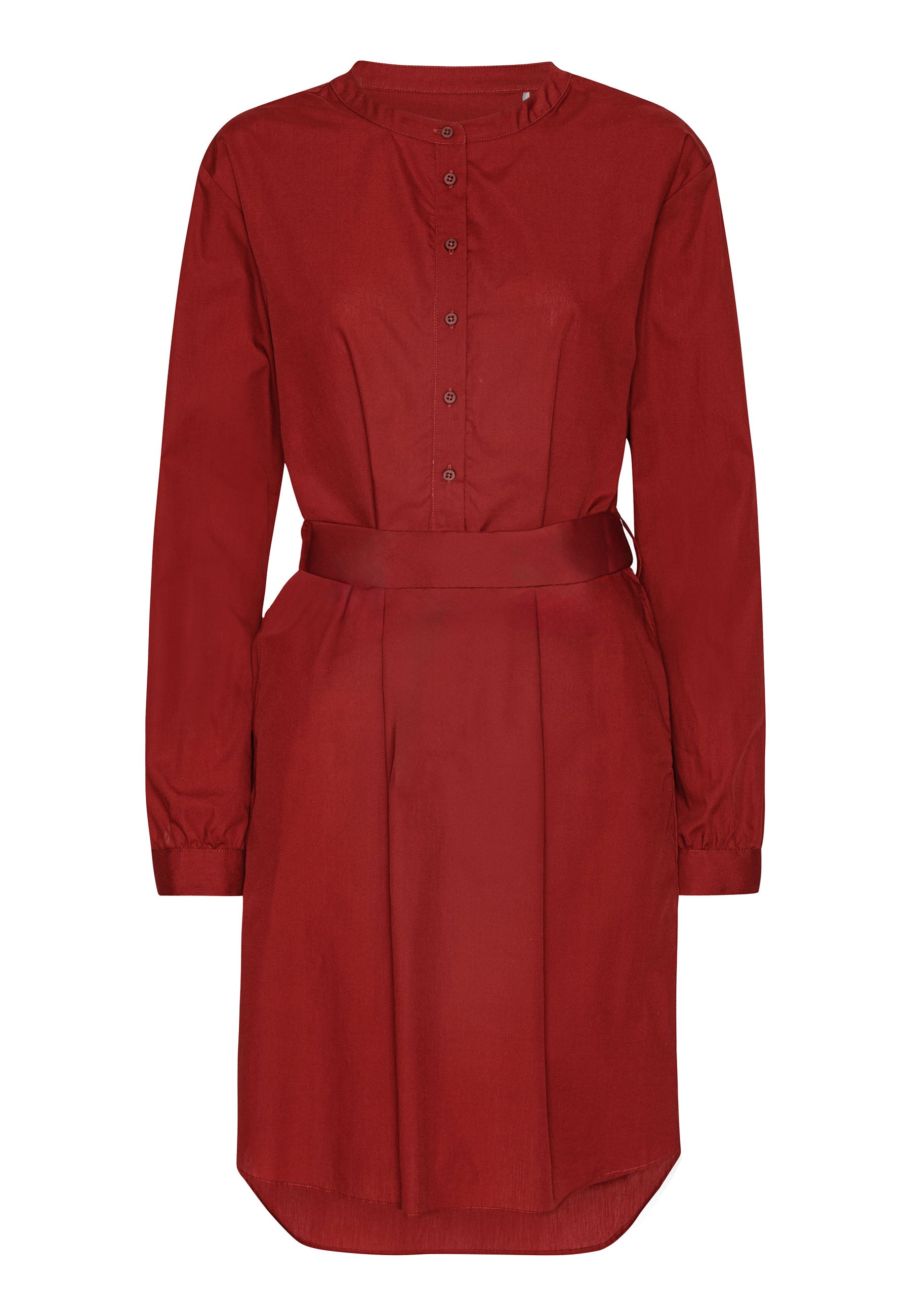 GROBUND Maalia skjortekjolen - den i vinrød