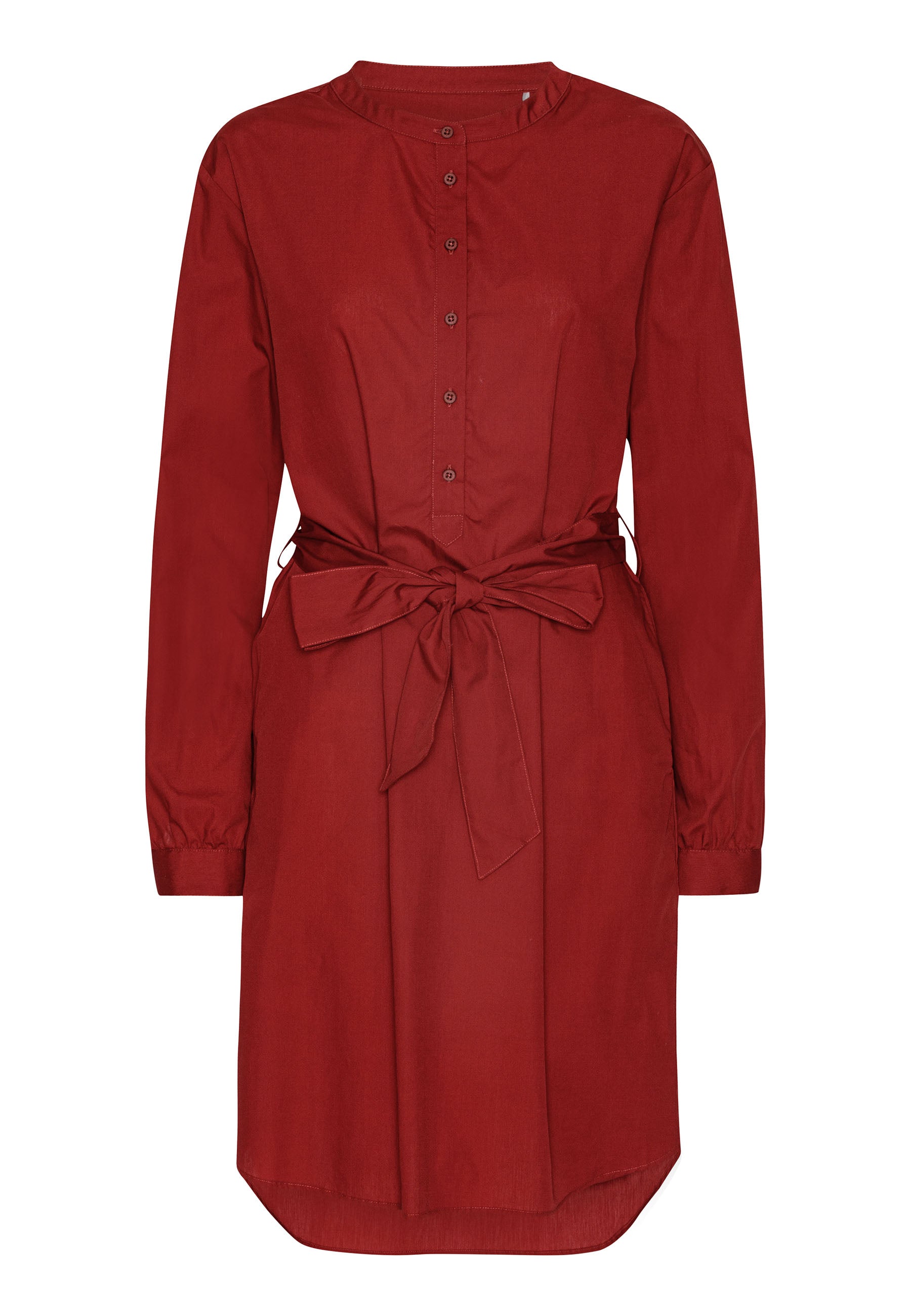 GROBUND Maalia skjortekjolen - den i vinrød