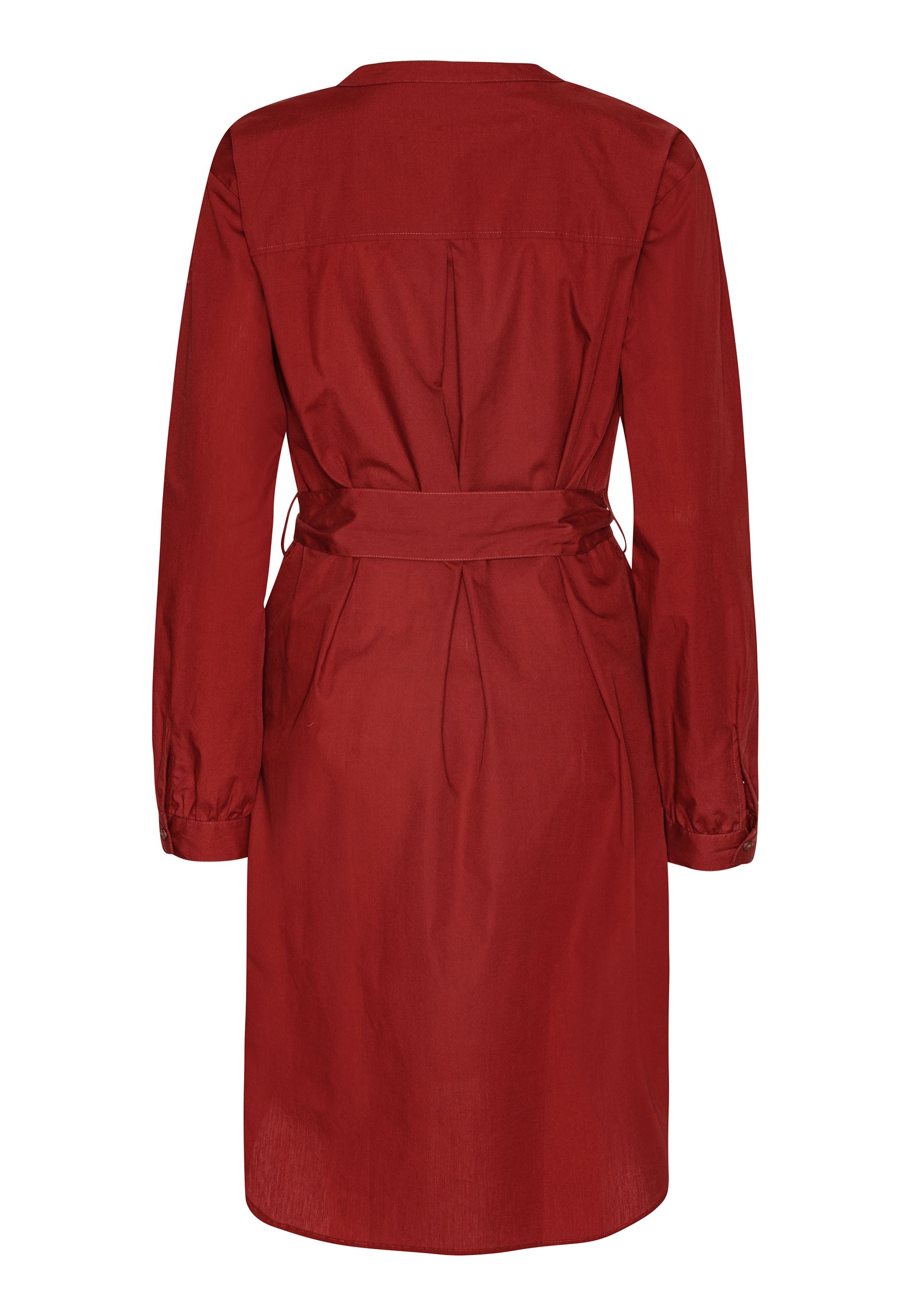 GROBUND Maalia skjortekjolen - den i vinrød