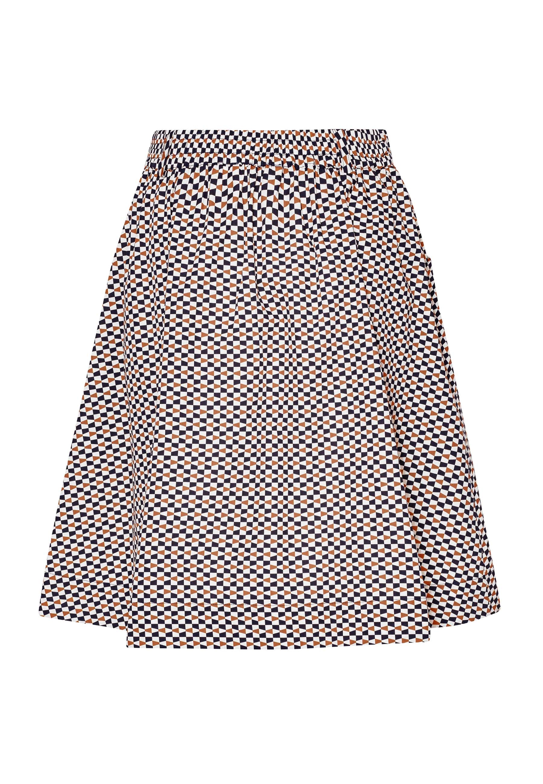 GROBUND Molly nederdel - den i grafisk mønster