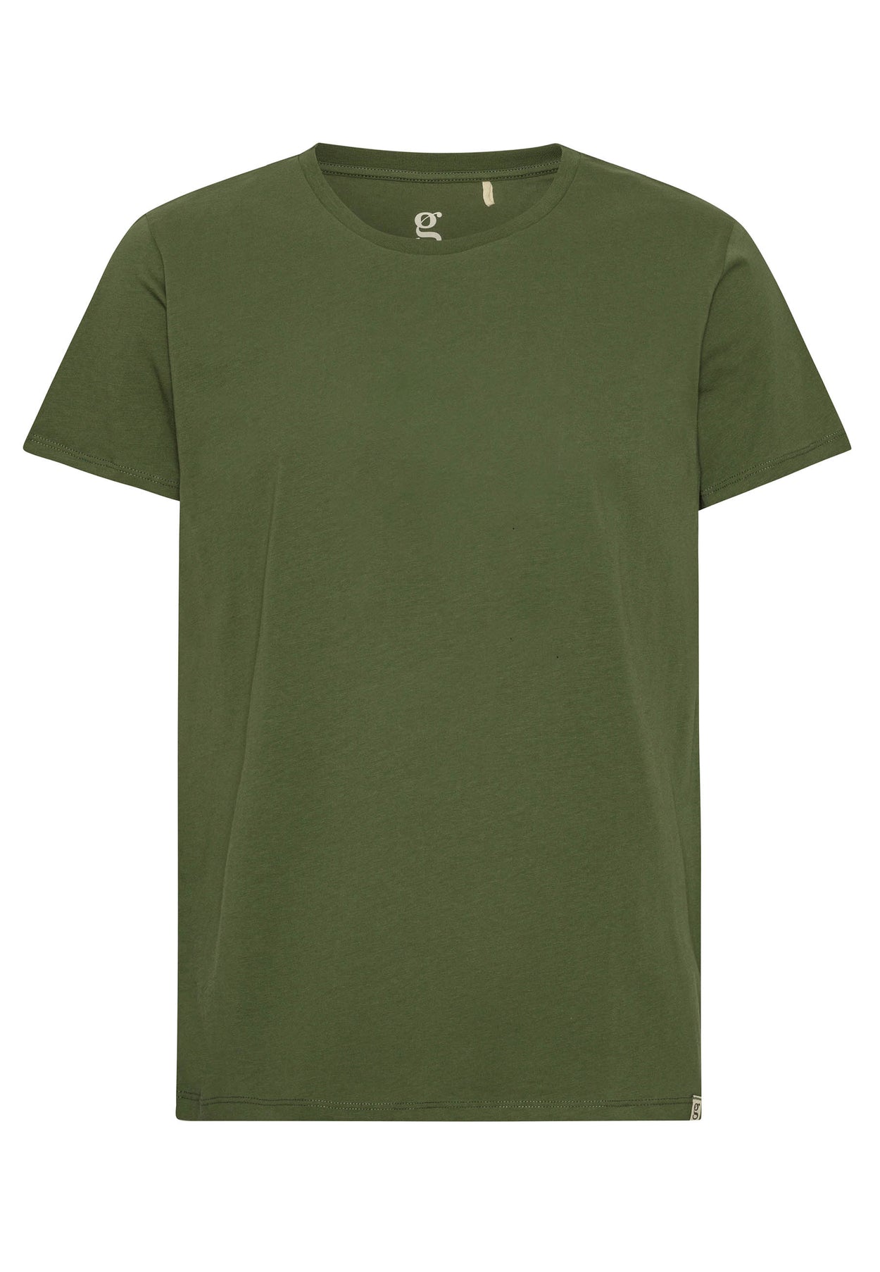 GROBUND Alfie t-shirte - den i mosgrøn