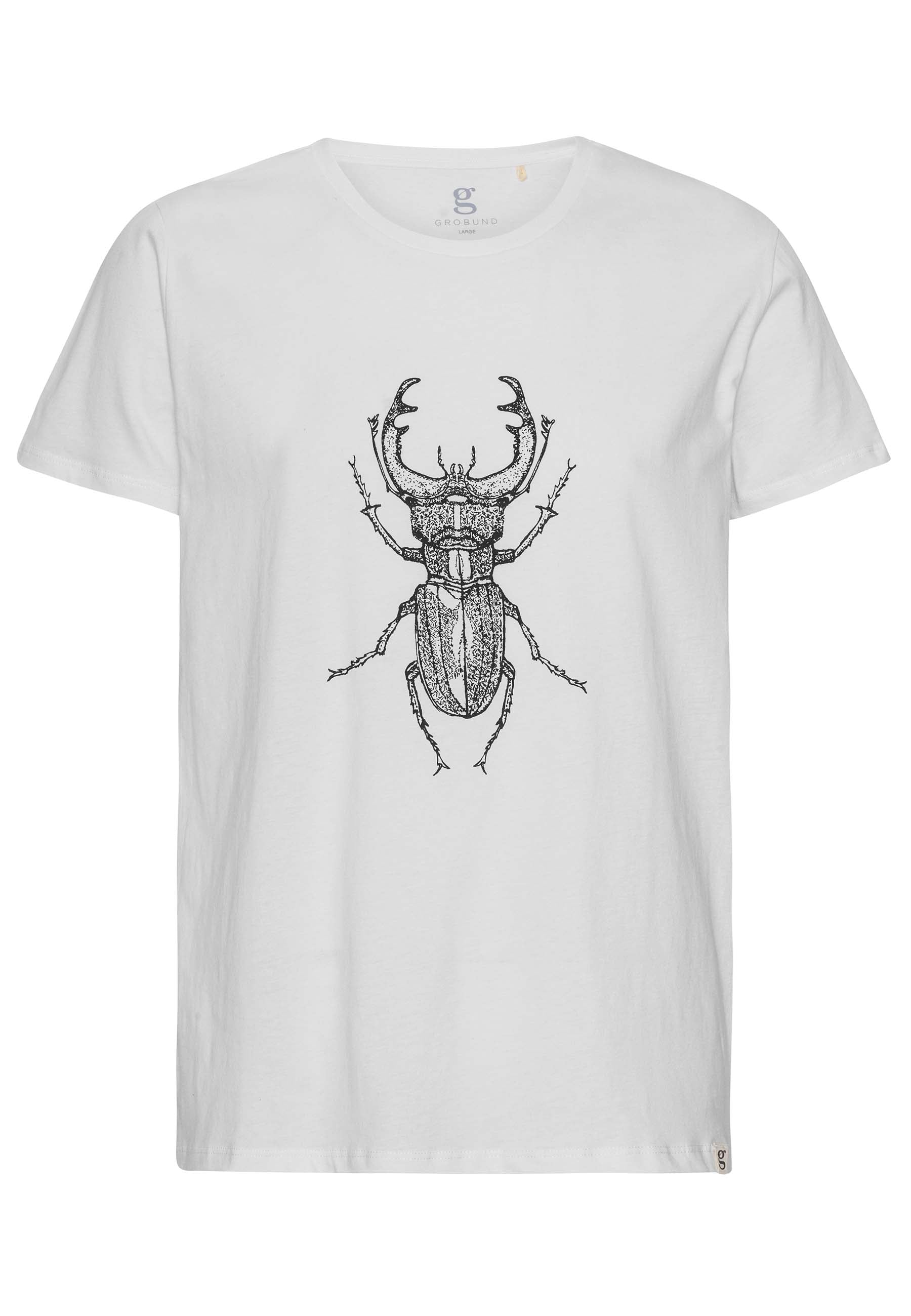 GROBUND Alfie t-shirten - den i hvid med eghjort