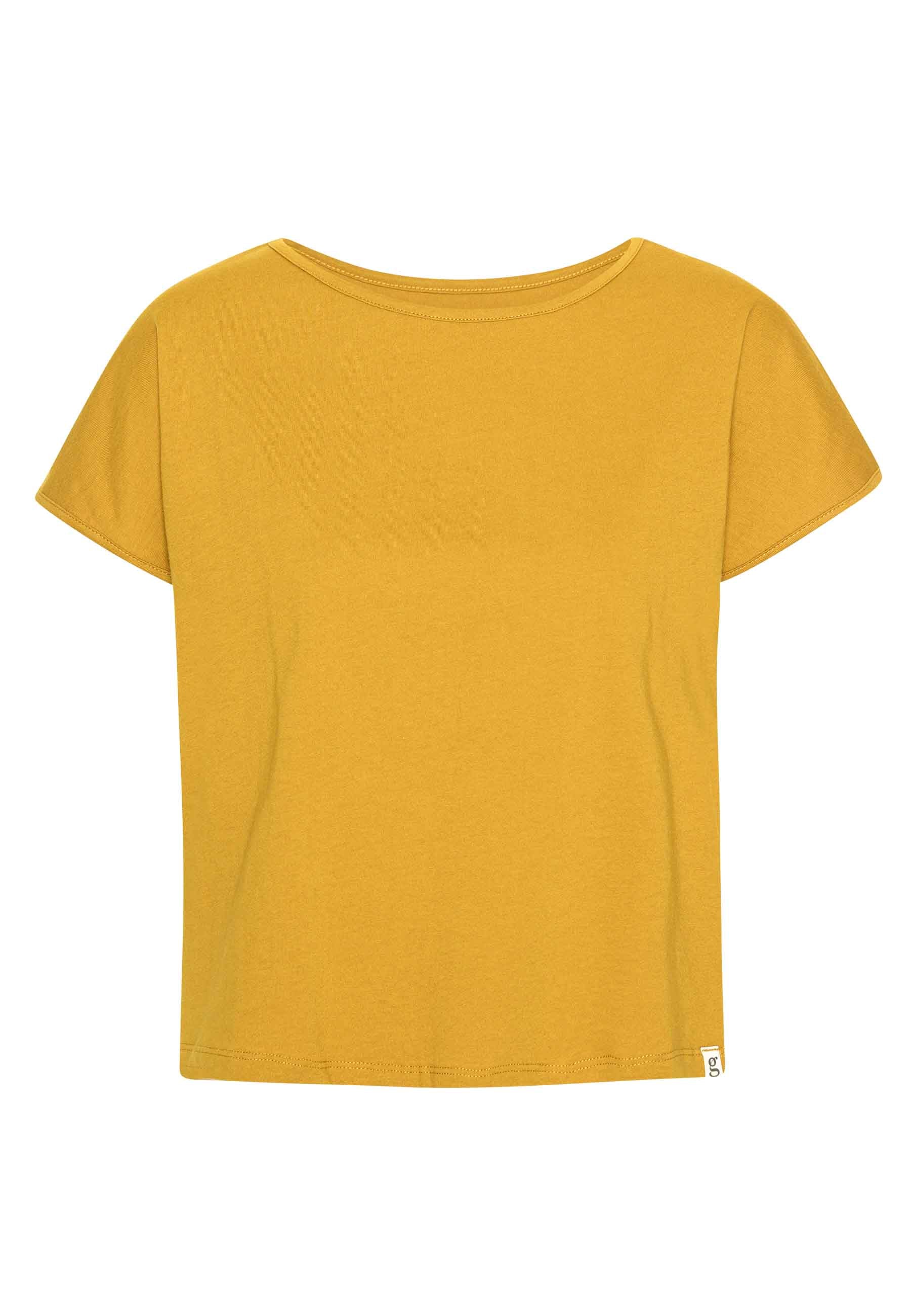 GROBUND Karen t-shirten - den korte i gurkemeje