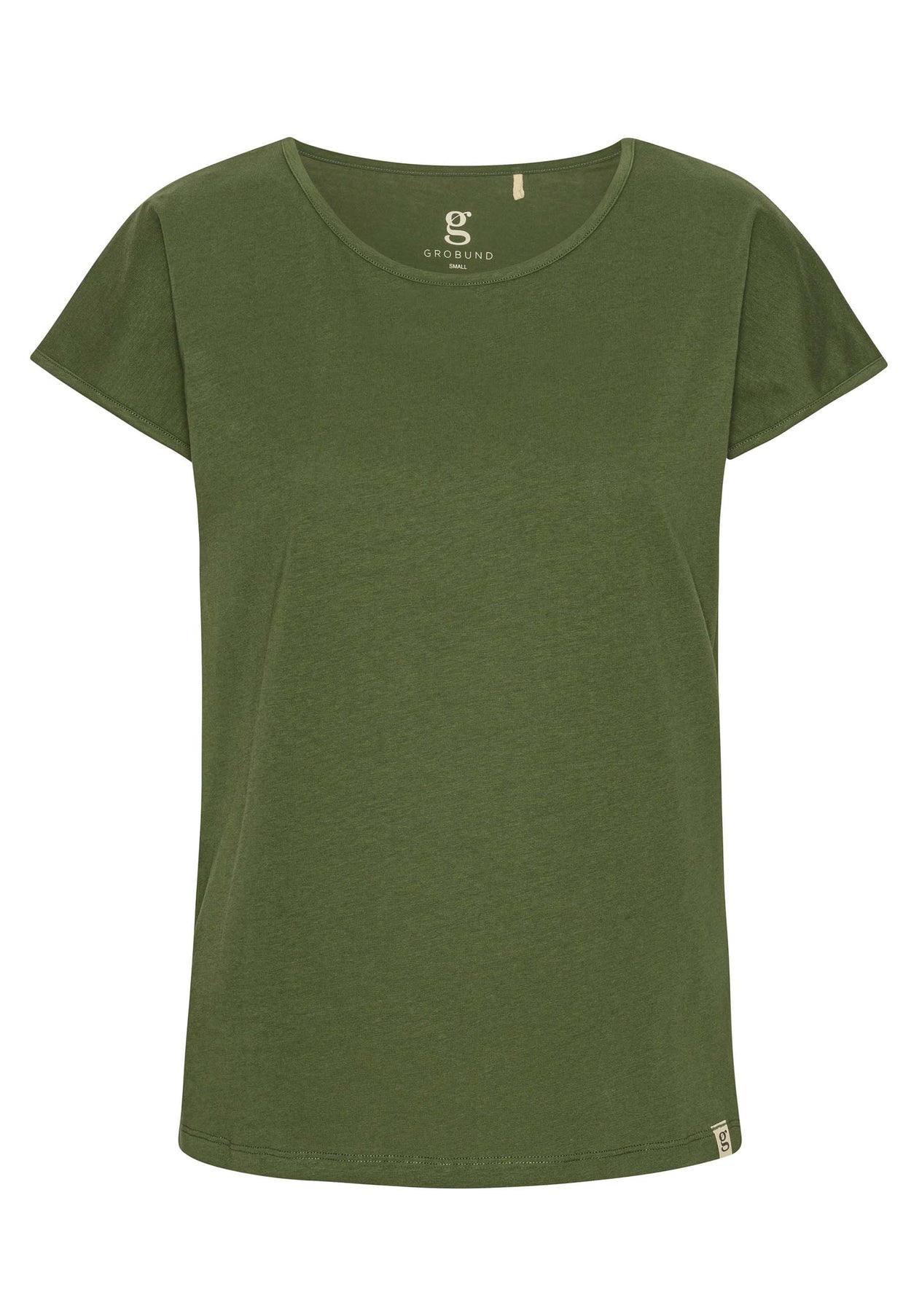 GROBUND Anna t-shirten - den i mosgrøn