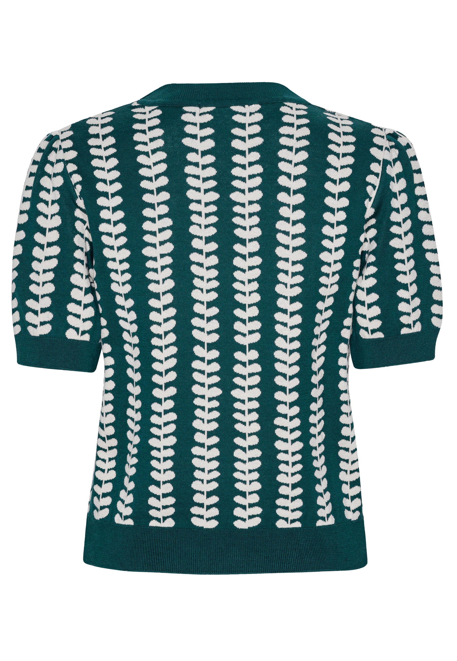 GROBUND Alva tee - den i grøn med blade