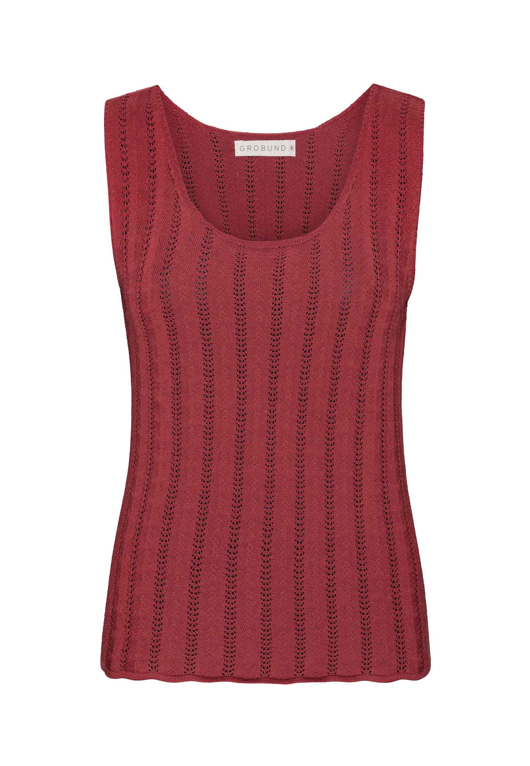 GROBUND Aase tee - den i rustrød