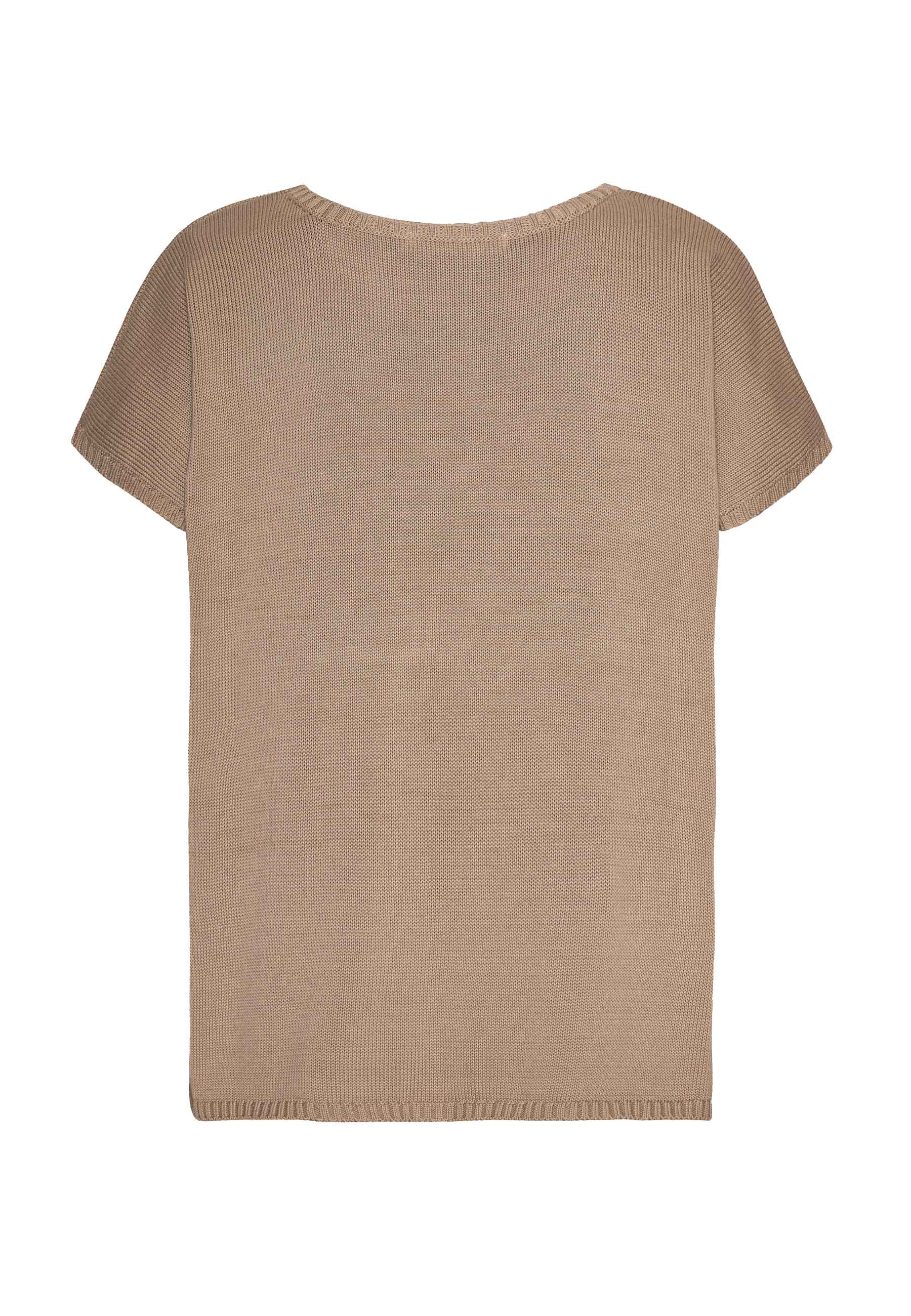 GROBUND Kirsten strik - den sandfarvede