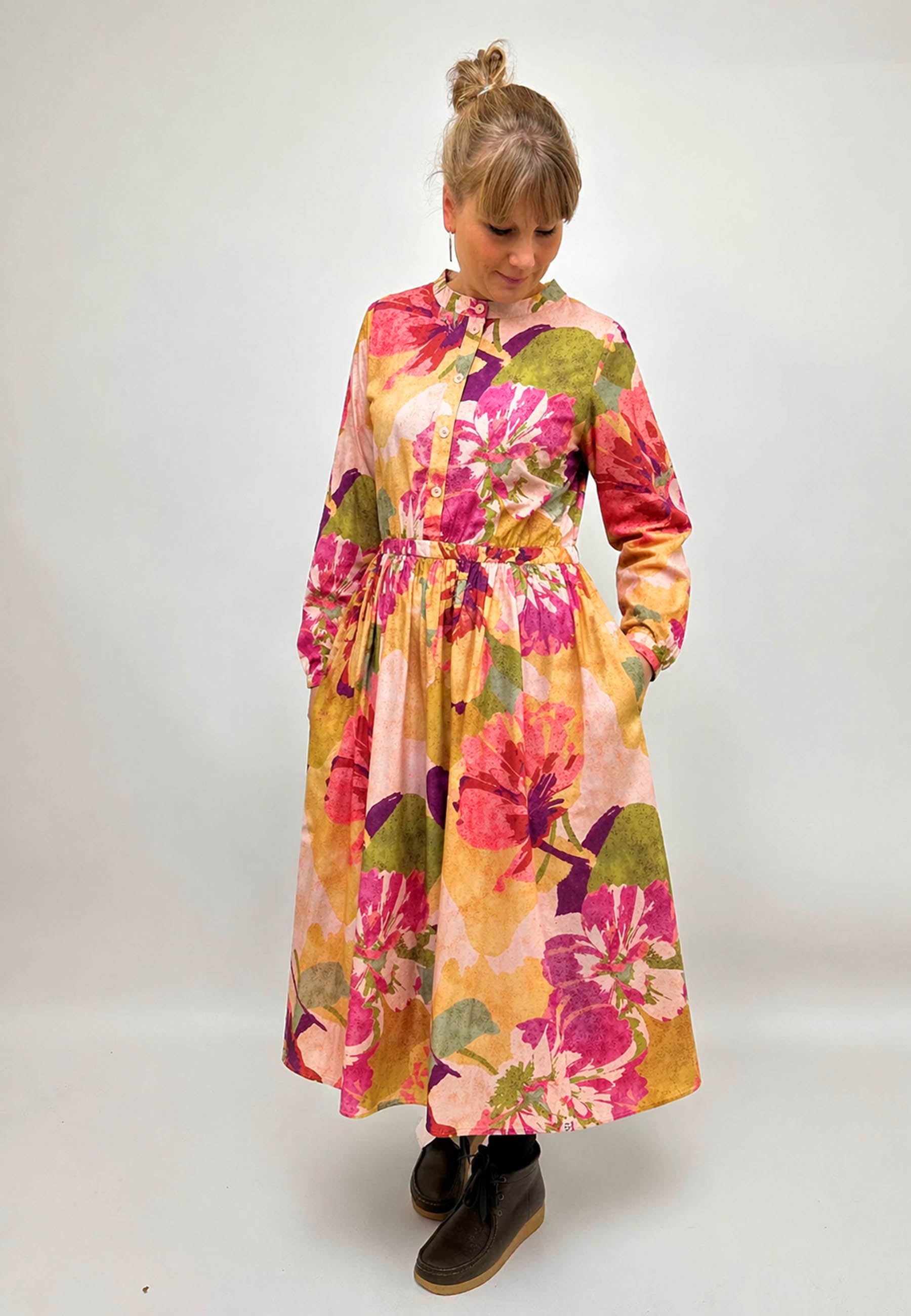 GROBUND Agnete kjolen - den med store blomster