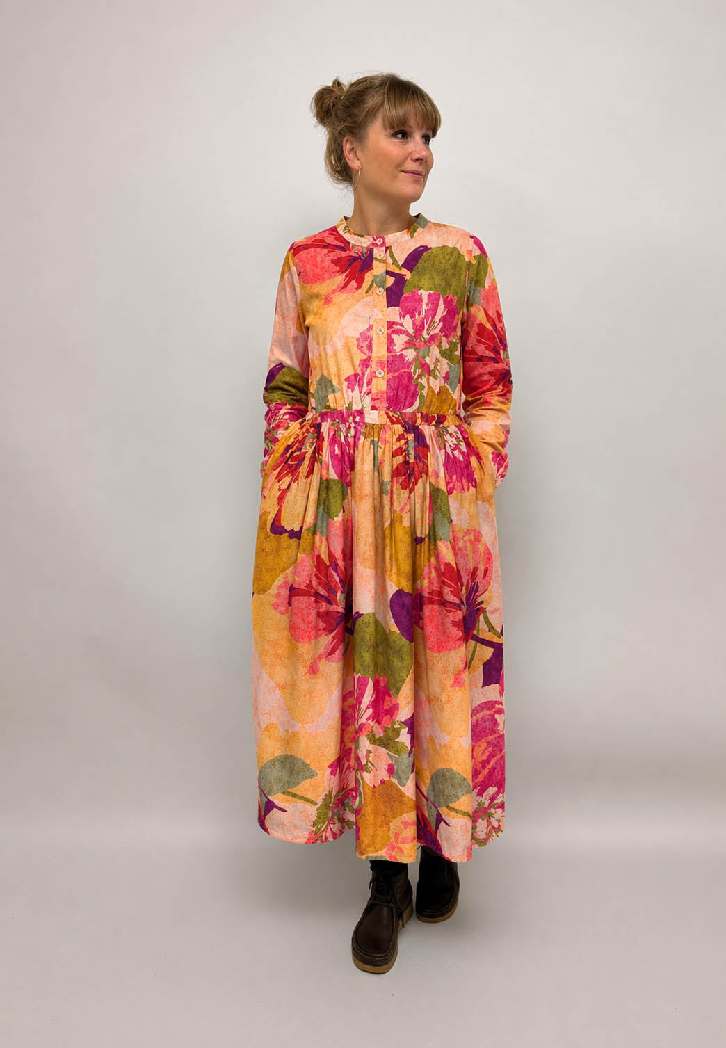 GROBUND Agnete kjolen - den med store blomster