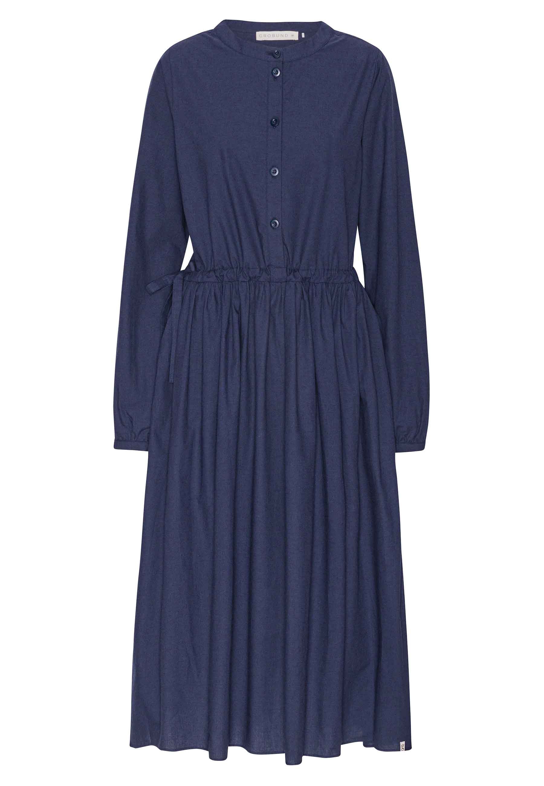 GROBUND Agnete kjolen - den i mørkeblå melange