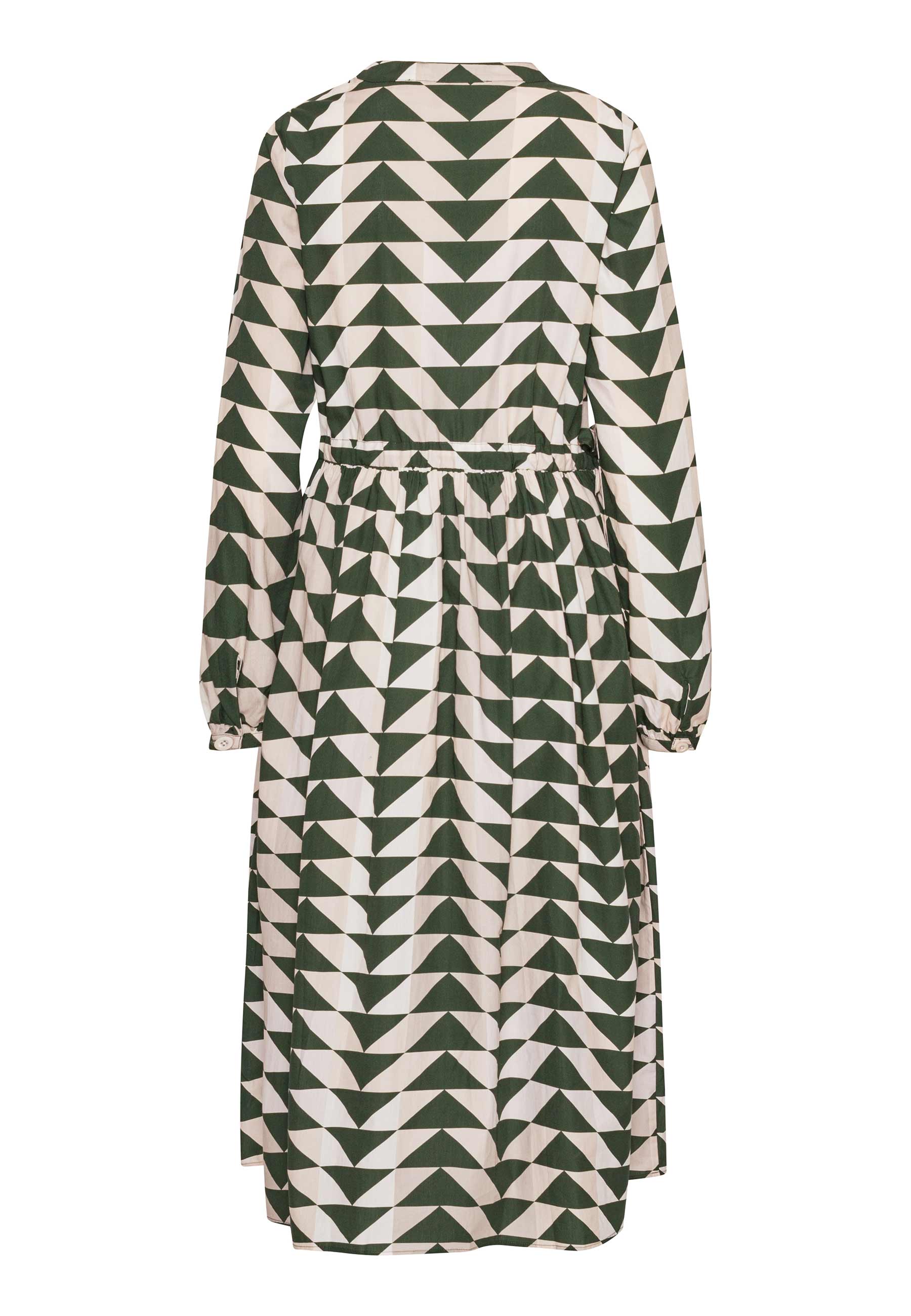 GROBUND Agnete kjolen - den i grønt quilt-mønster