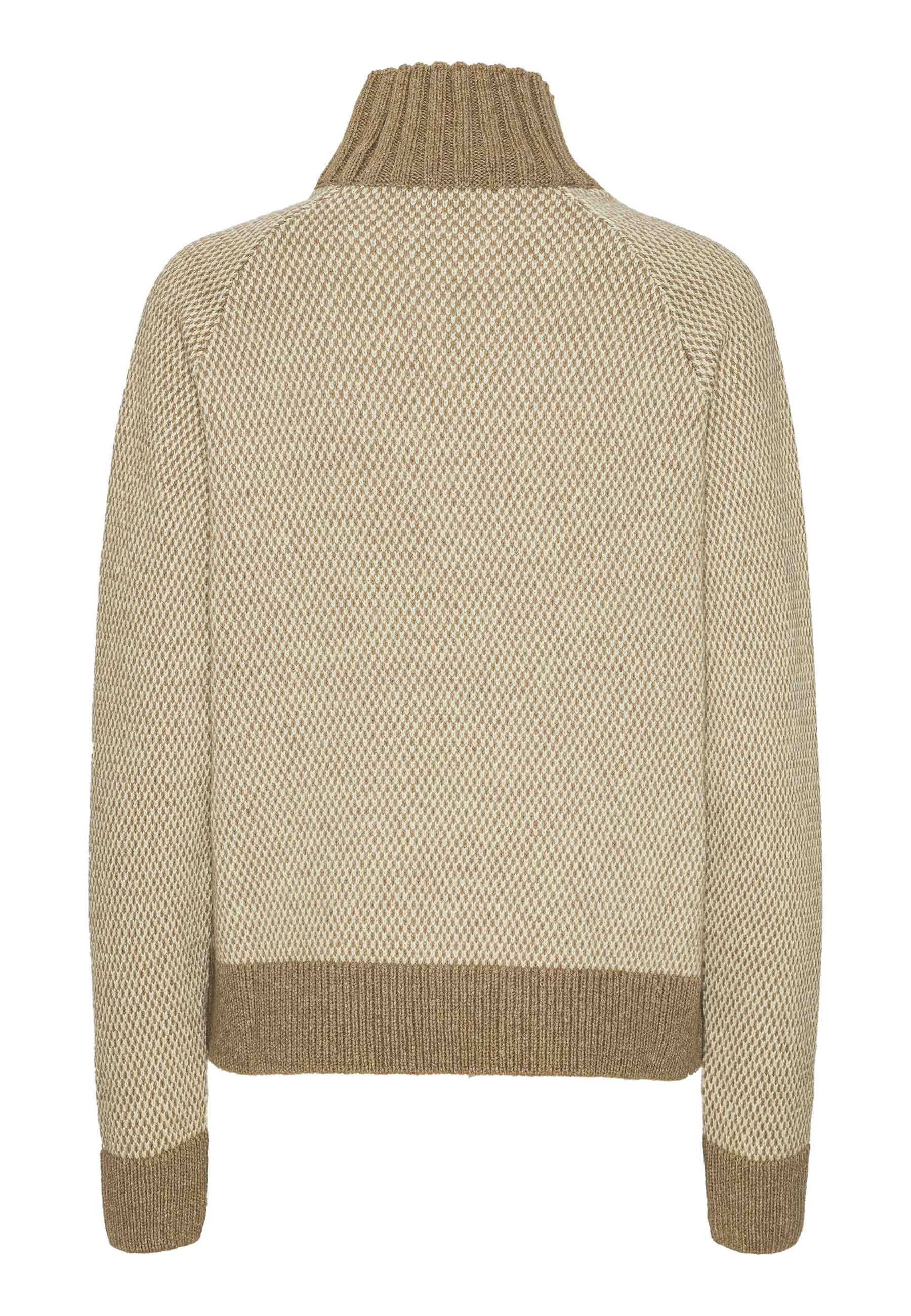 GROBUND Hilde uldstrik - den beige/ sandfarvede