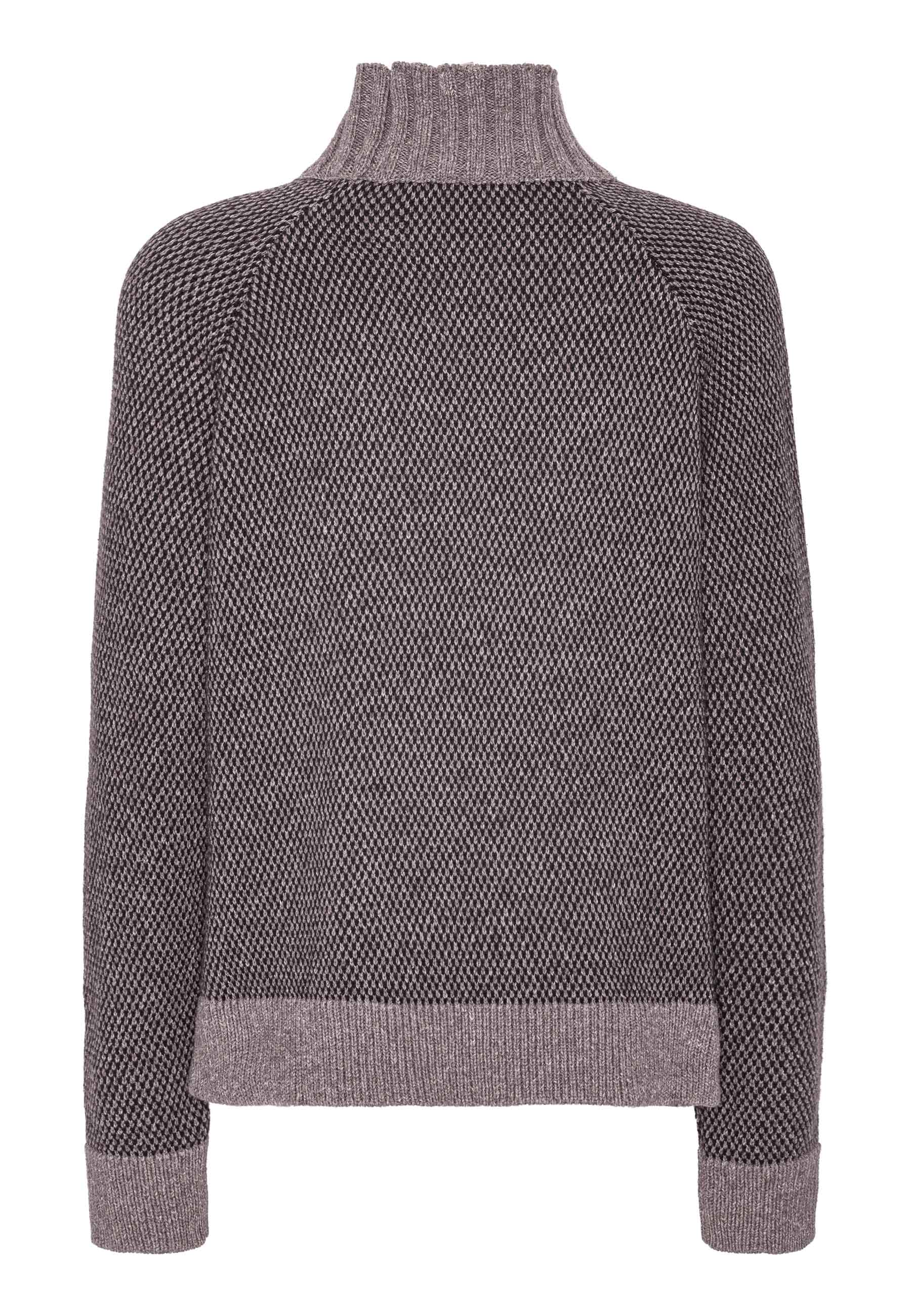 GROBUND Hilde uldstrik - den flint-farvede