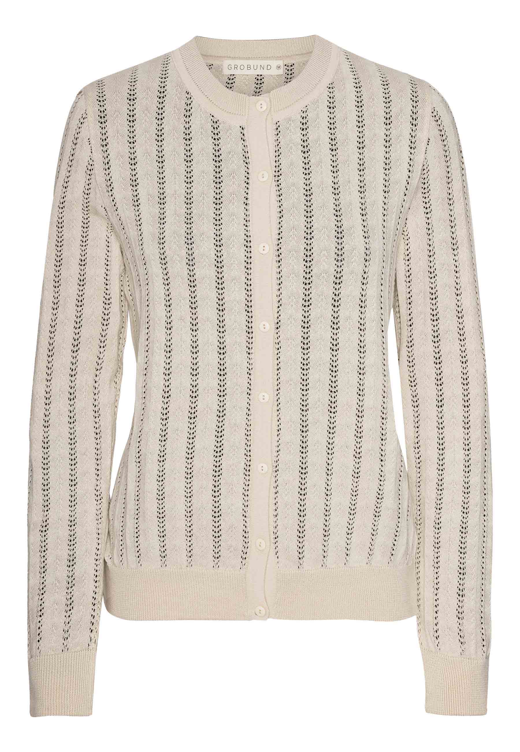 GROBUND Athene cardigan - den i beige