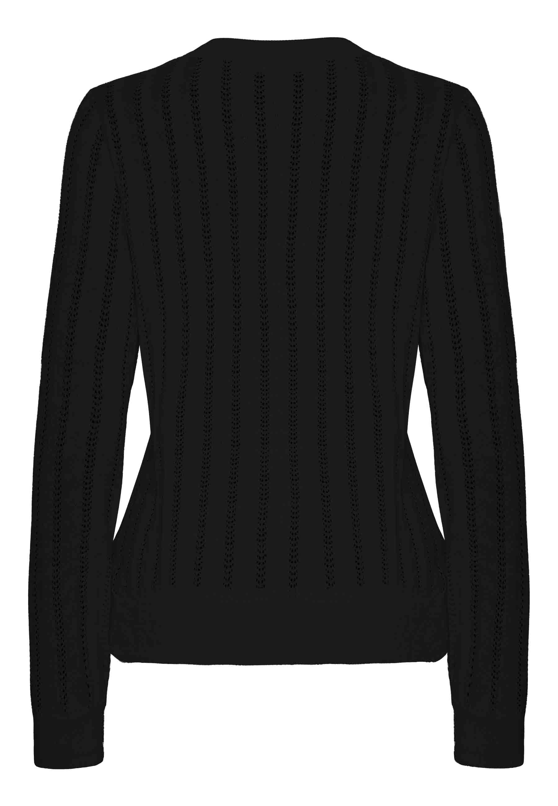 GROBUND Athene cardigan - den i sort