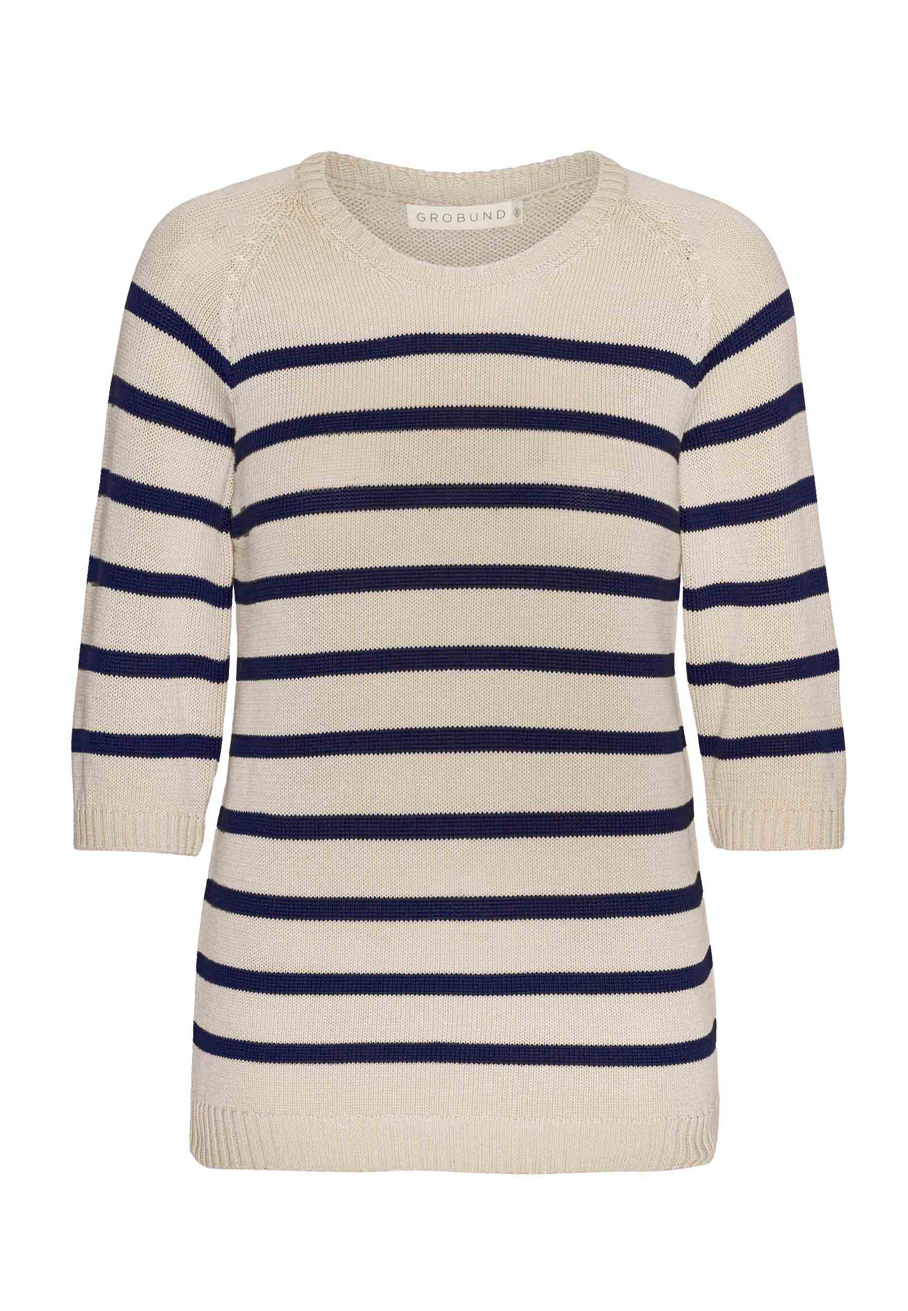 GROBUND Inga tee - den med navyblå striber