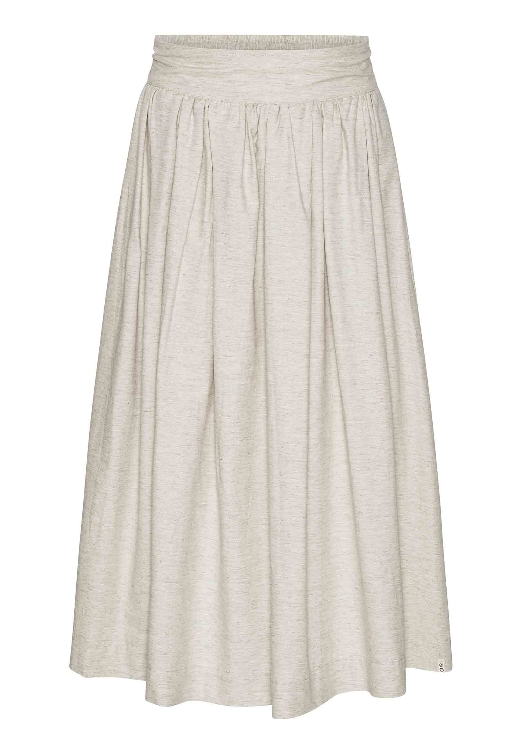 GROBUND Mette nederdel - den lange med hør