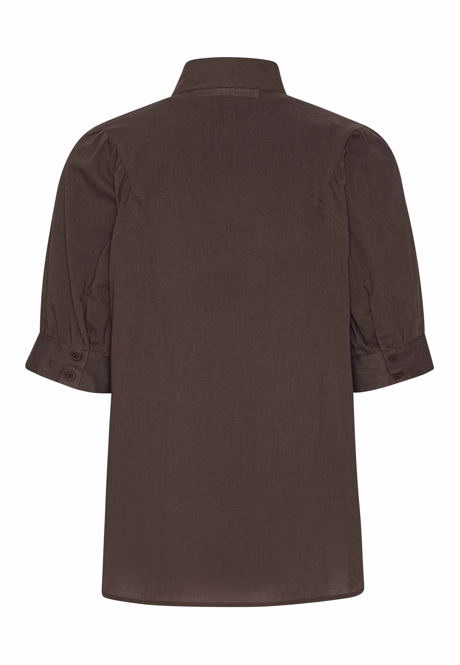 GROBUND Flora skjorten - den i nutellabrun