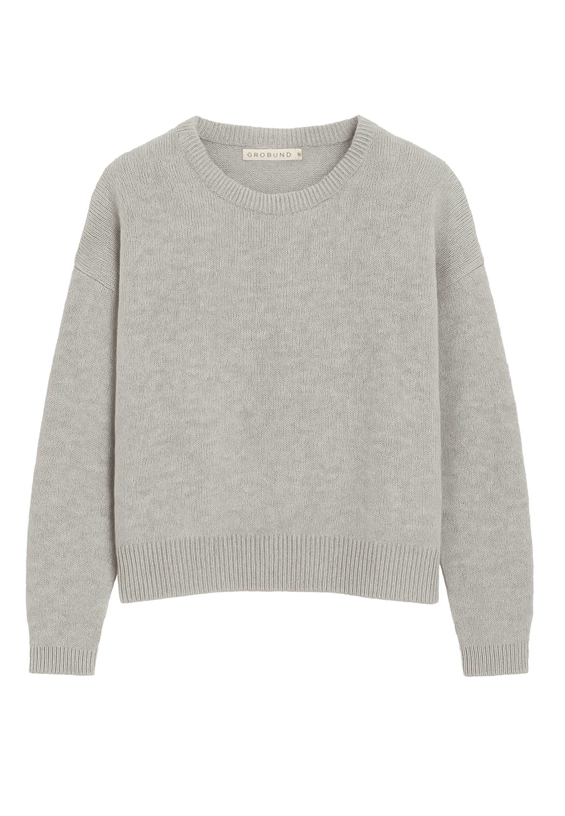 GROBUND Laura uld bluse - den i beige melange