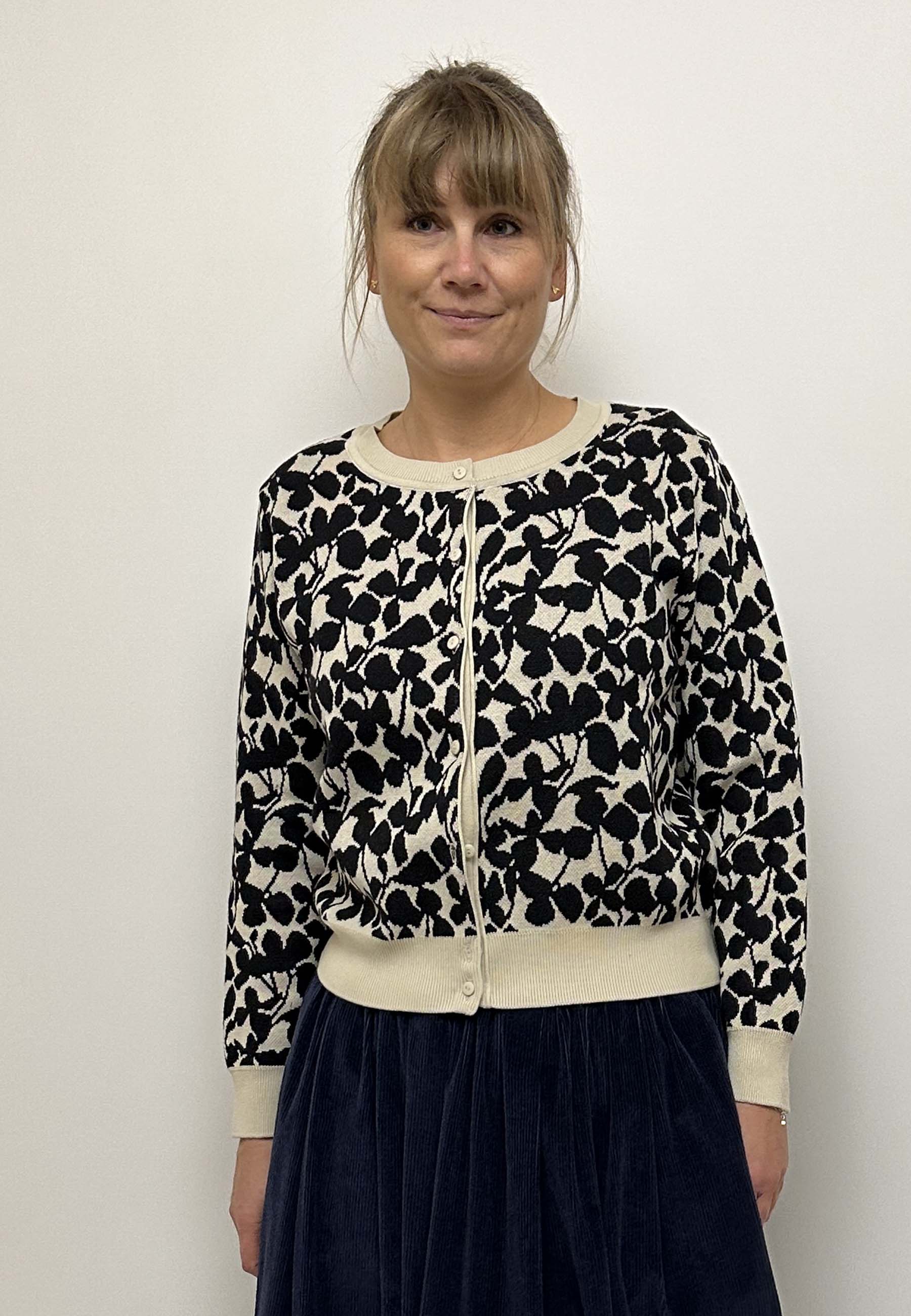 GROBUND Lydia cardigan - Night Flower