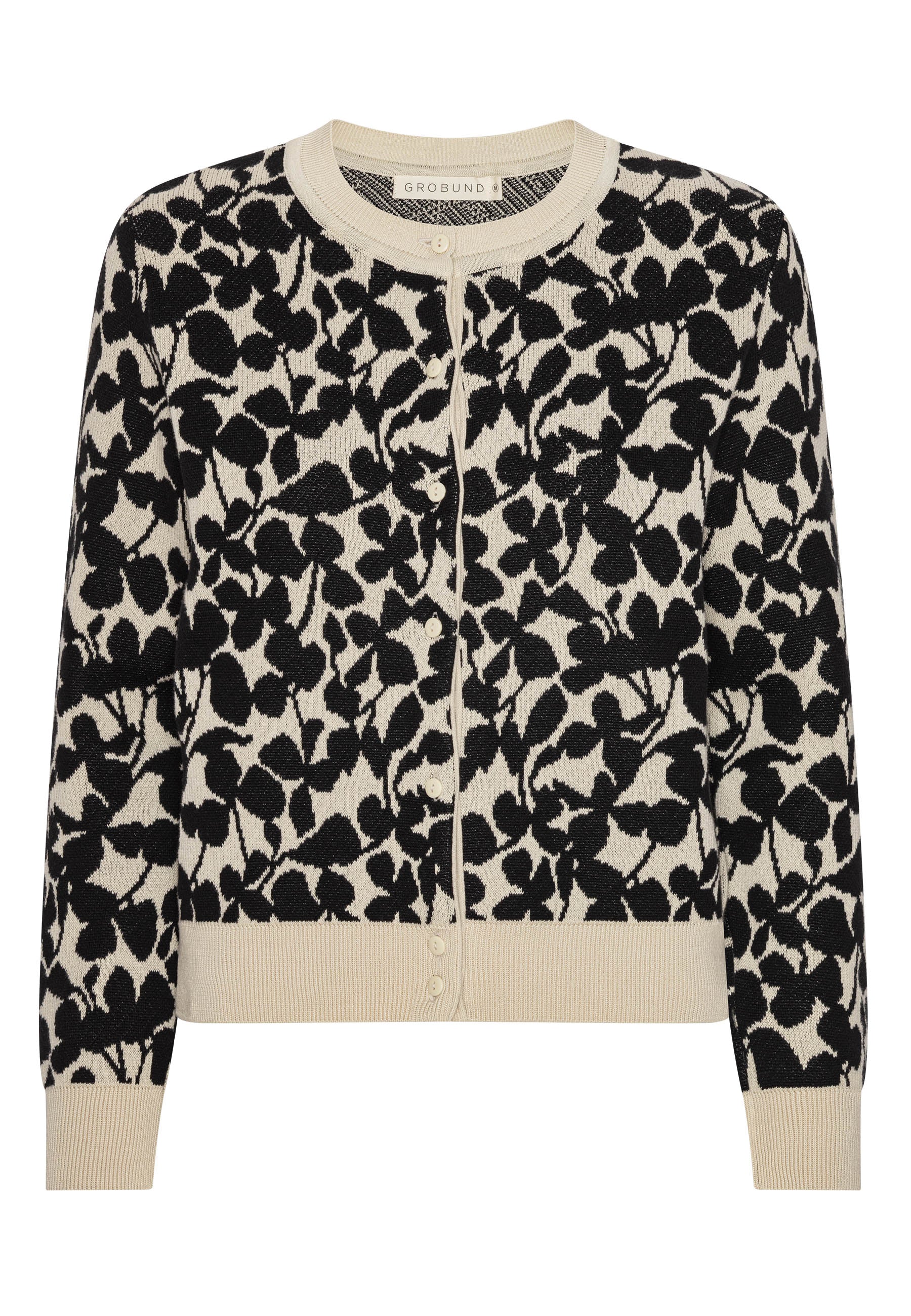 GROBUND Lydia cardigan - Night Flower
