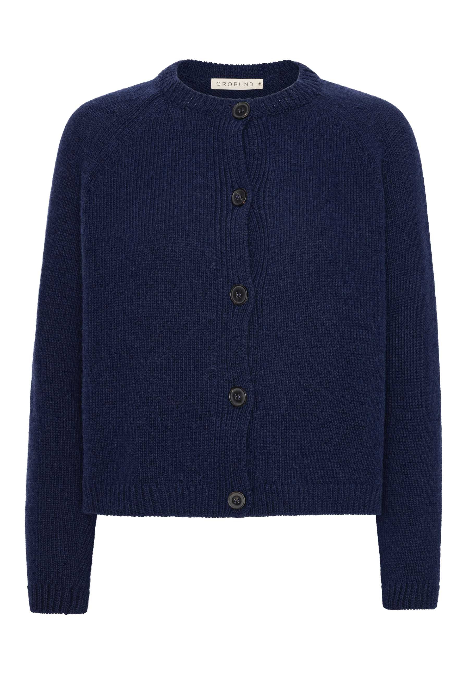 GROBUND Nanna cardigan - den blå melange