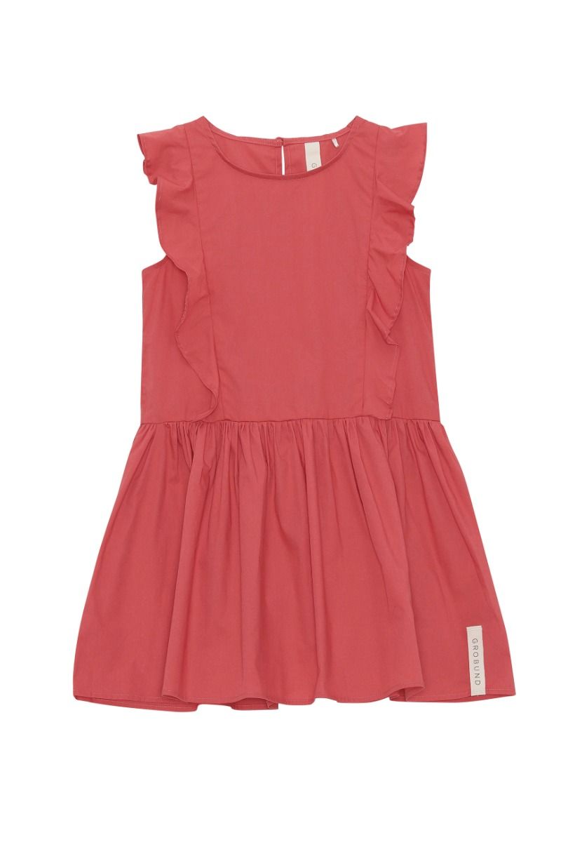 GROBUND Caroline kjolen mini - den i ribsrød