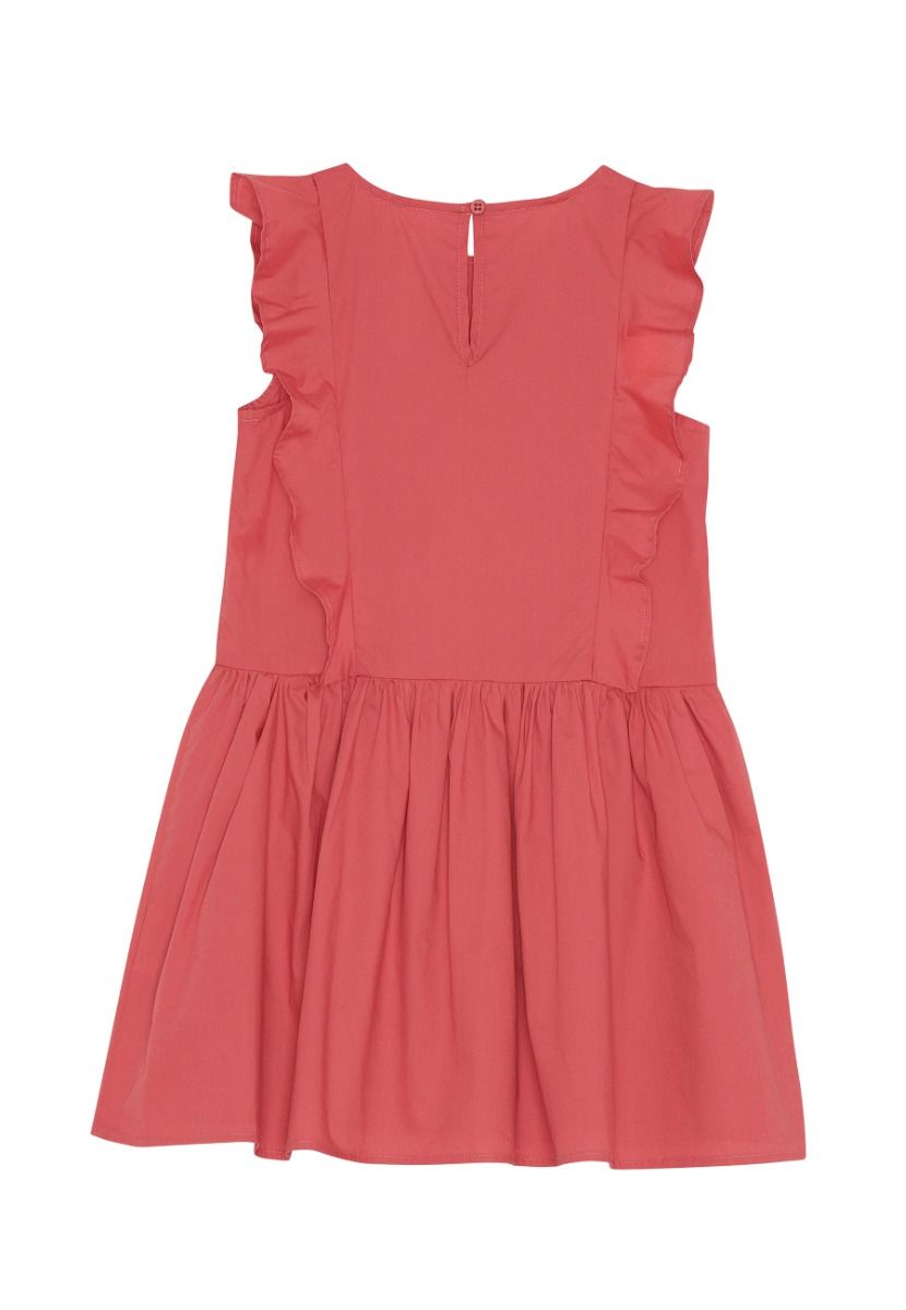 GROBUND Caroline kjolen mini - den i ribsrød